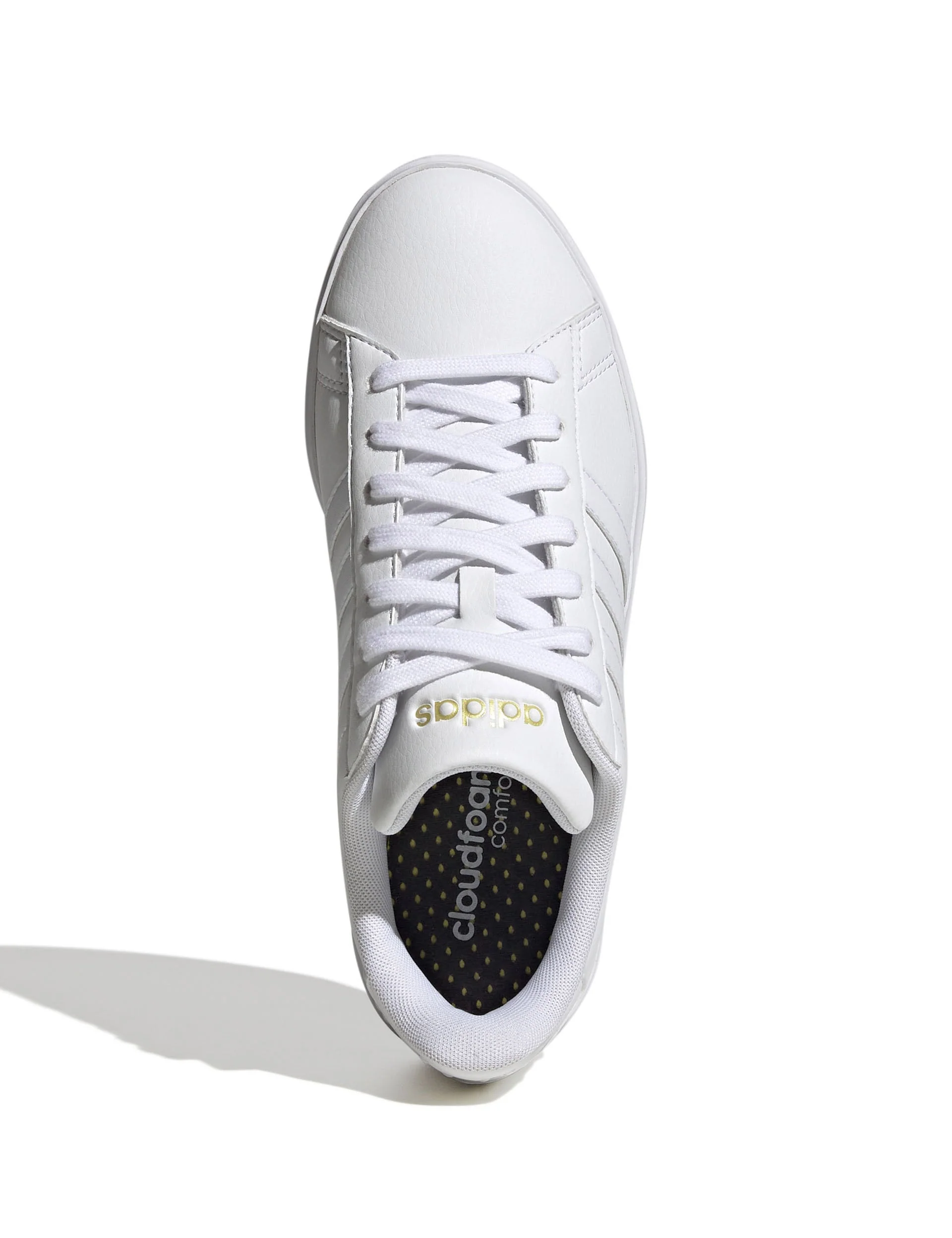 Grand Court 2.0 Shoes - Cloud White/Gold Metallic