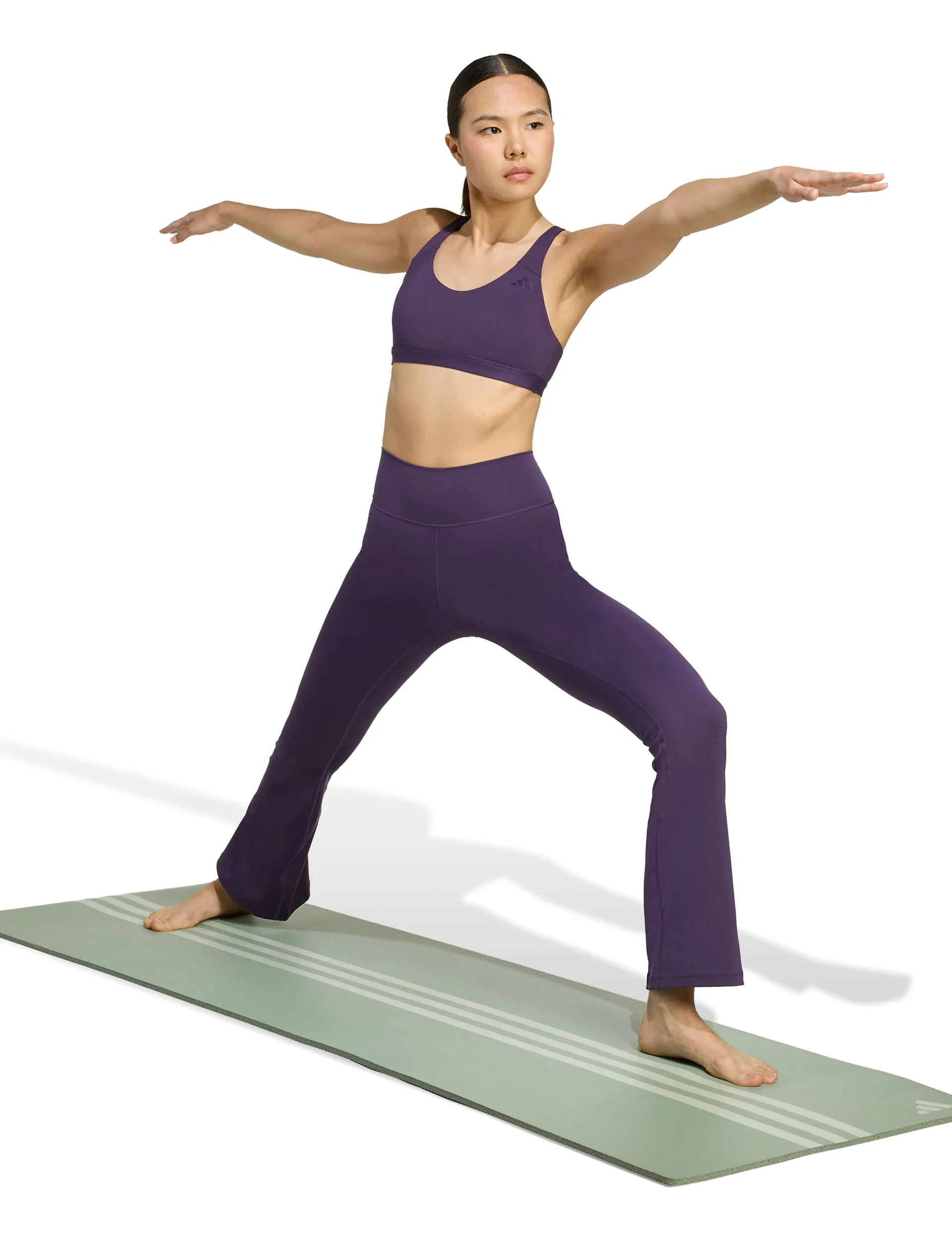 All Me Essentials Flare Leggings - Aurora Plum