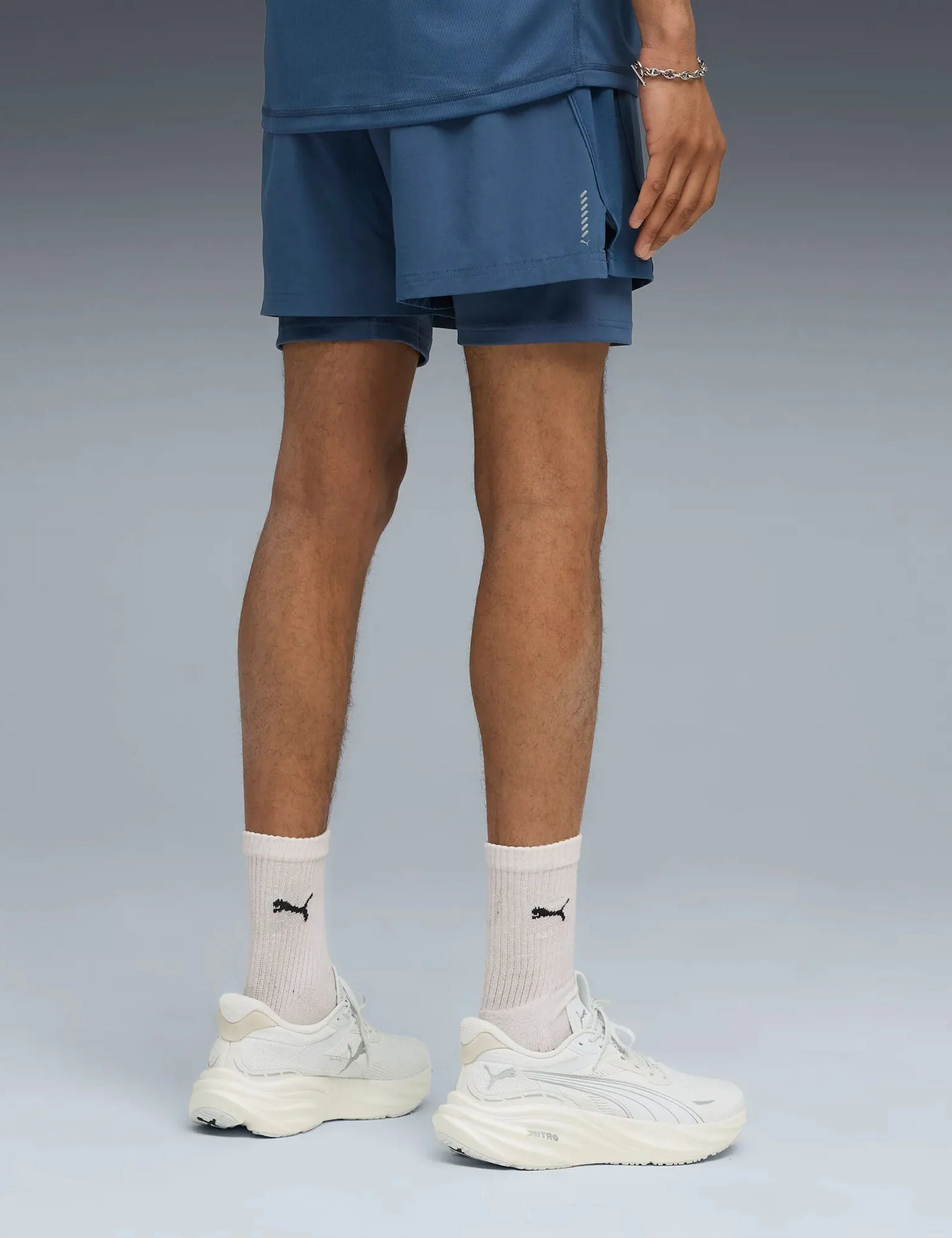 Run Velocity 2In1 Short - Dark Indigo