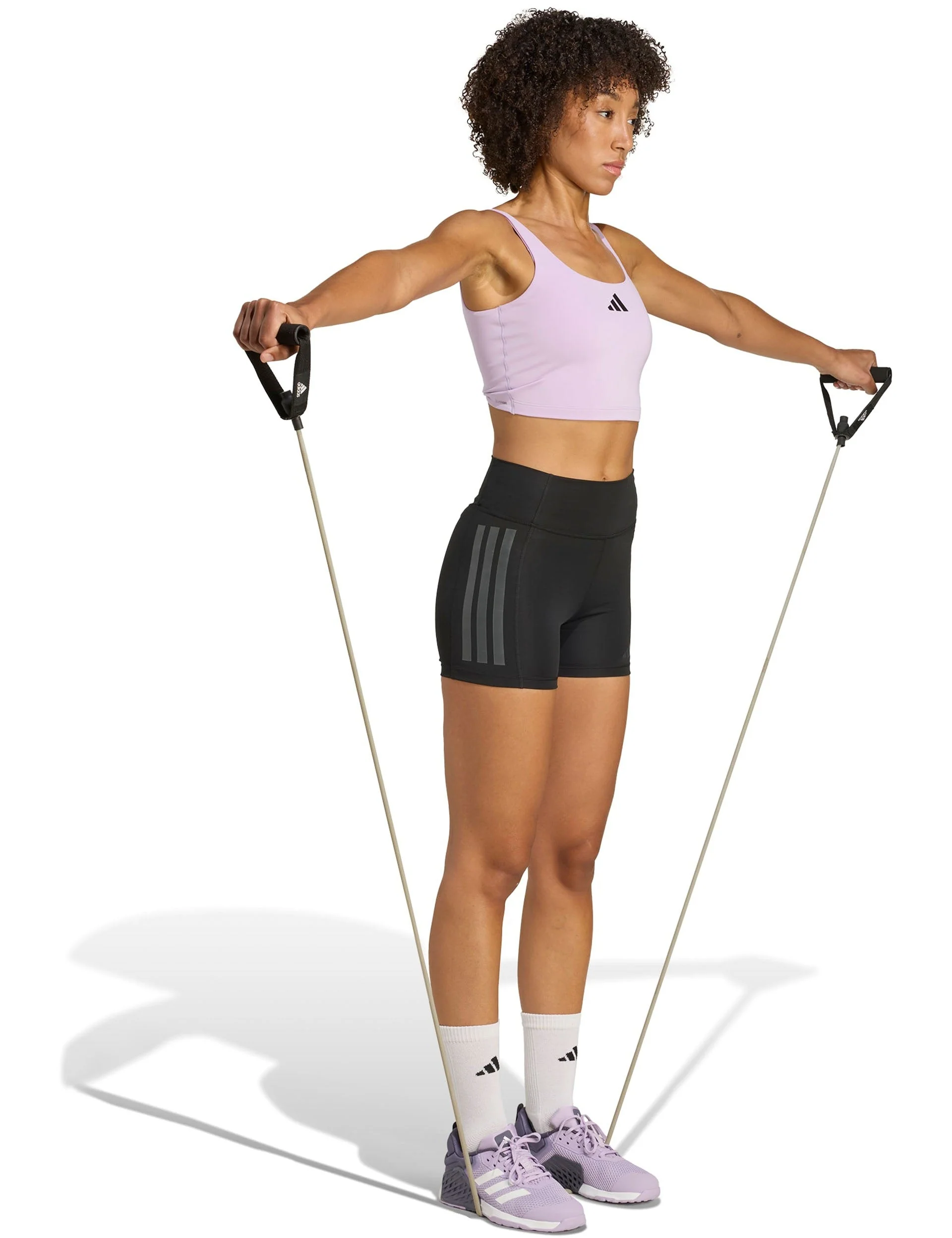 Power Light Support Bra Tank Top - Powder Plum