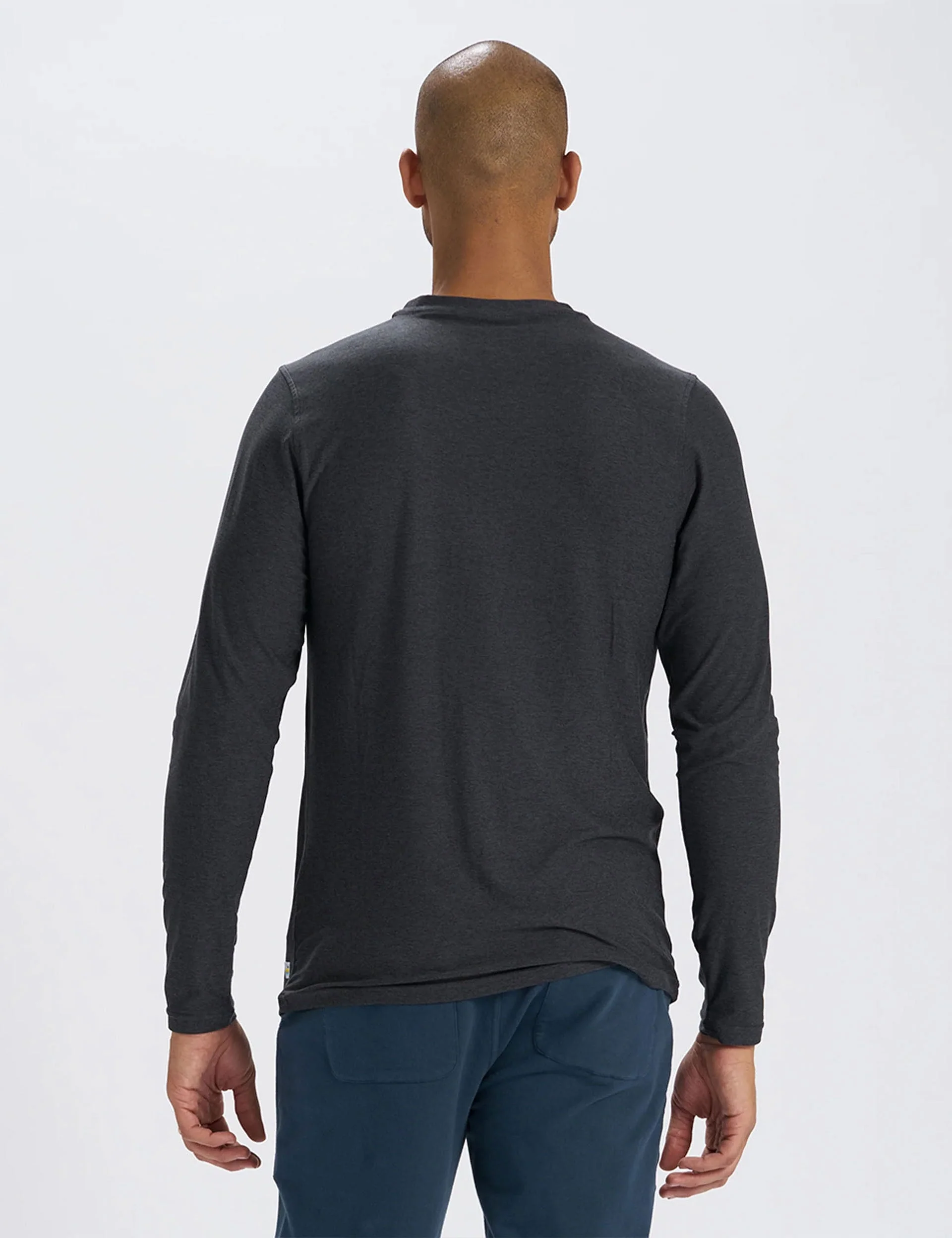 Strato Tech Tee Long Sleeve - Charcoal Heather