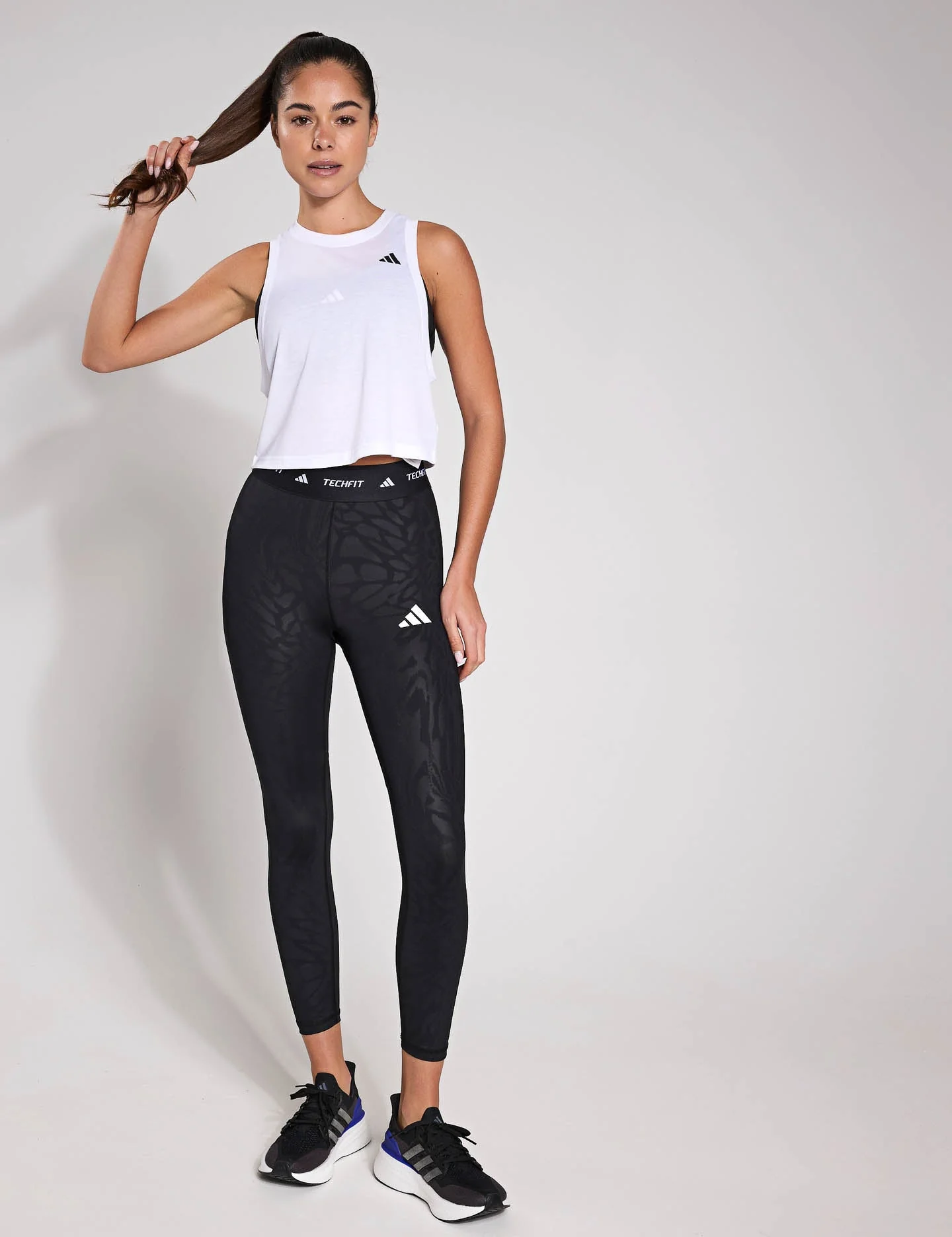 Train Essentials Boxy Workout Tank Top - White