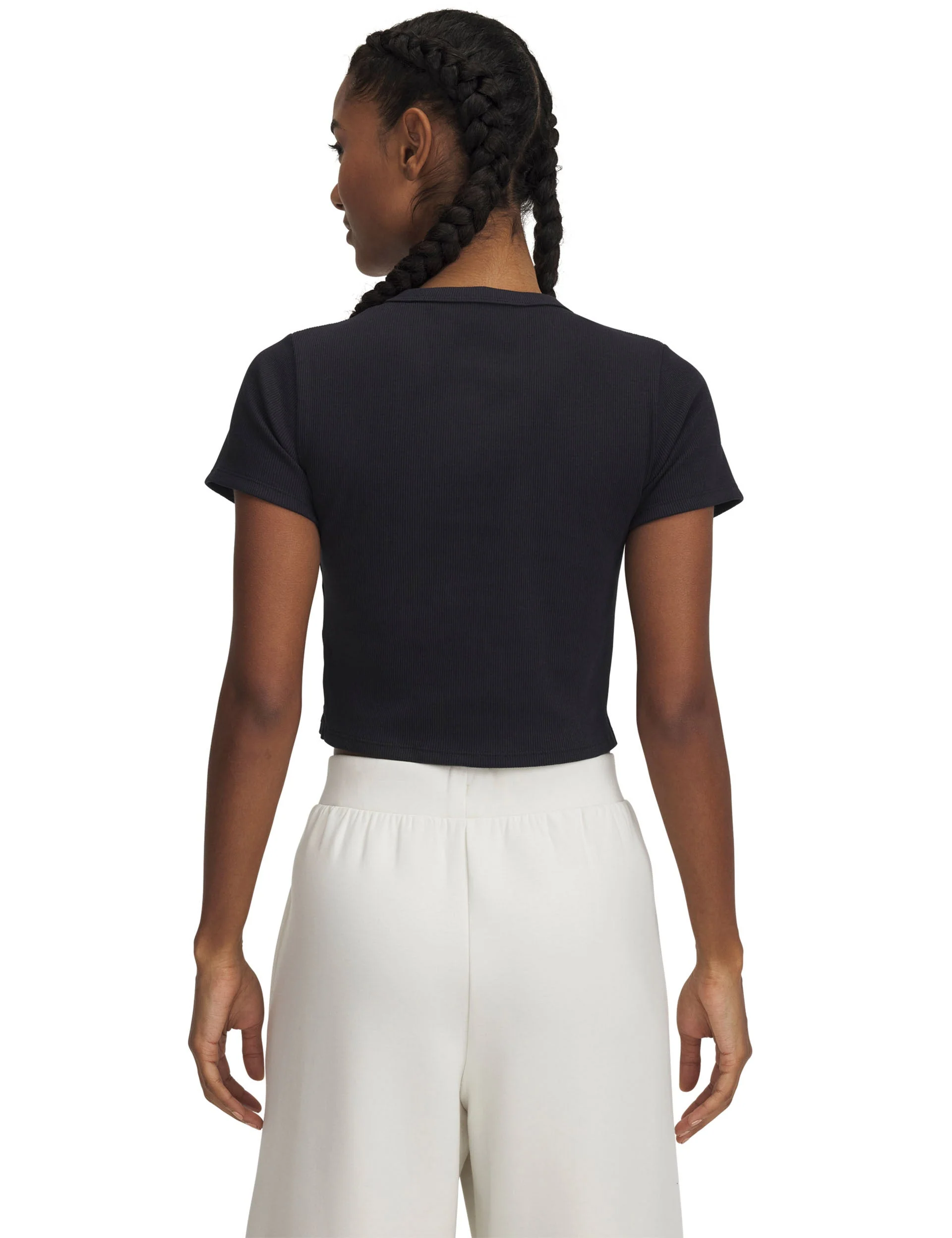 Rival Rib Baby T-Shirt - Black/White