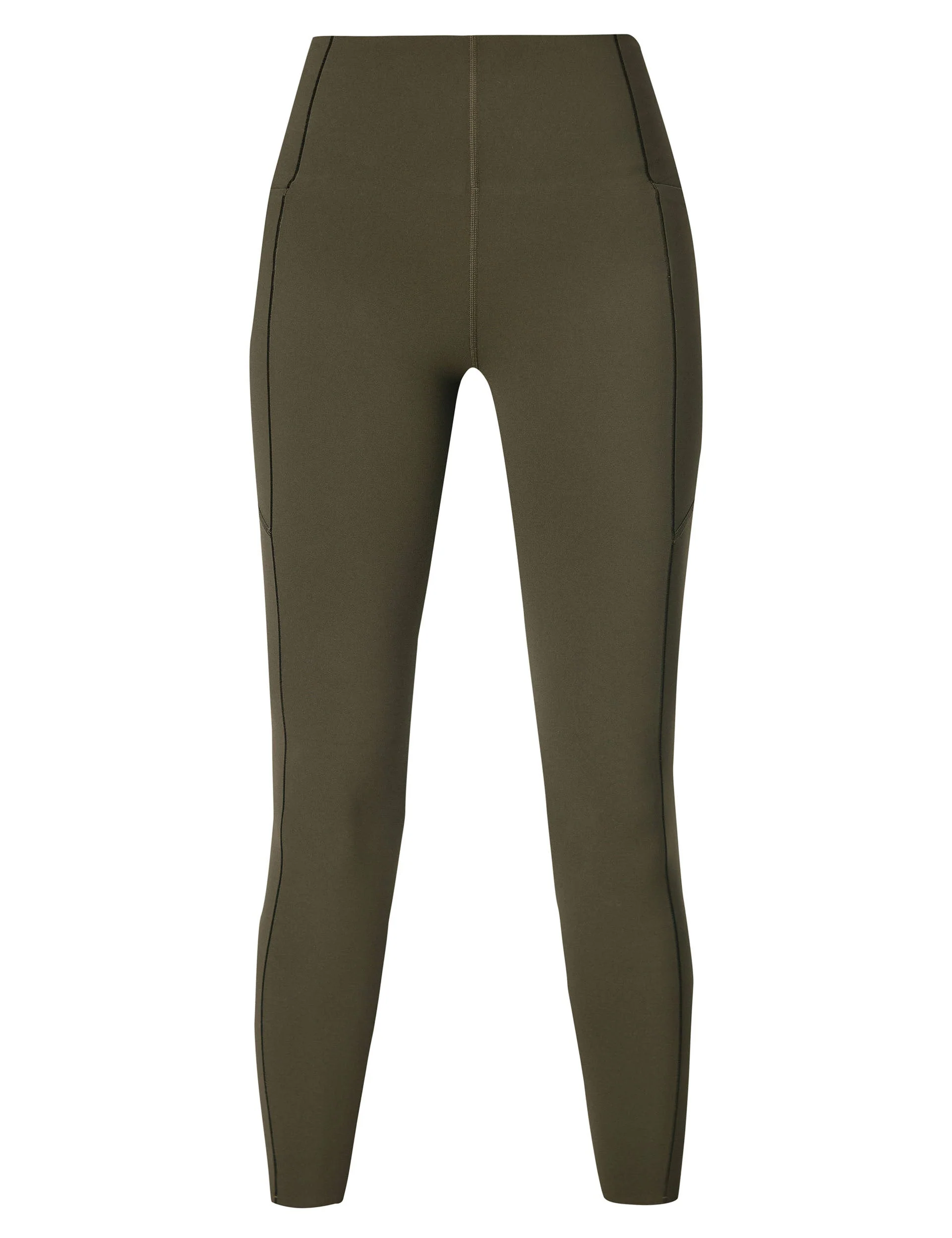 Power UltraSculpt High Waisted Gym Leggings - Nori Green