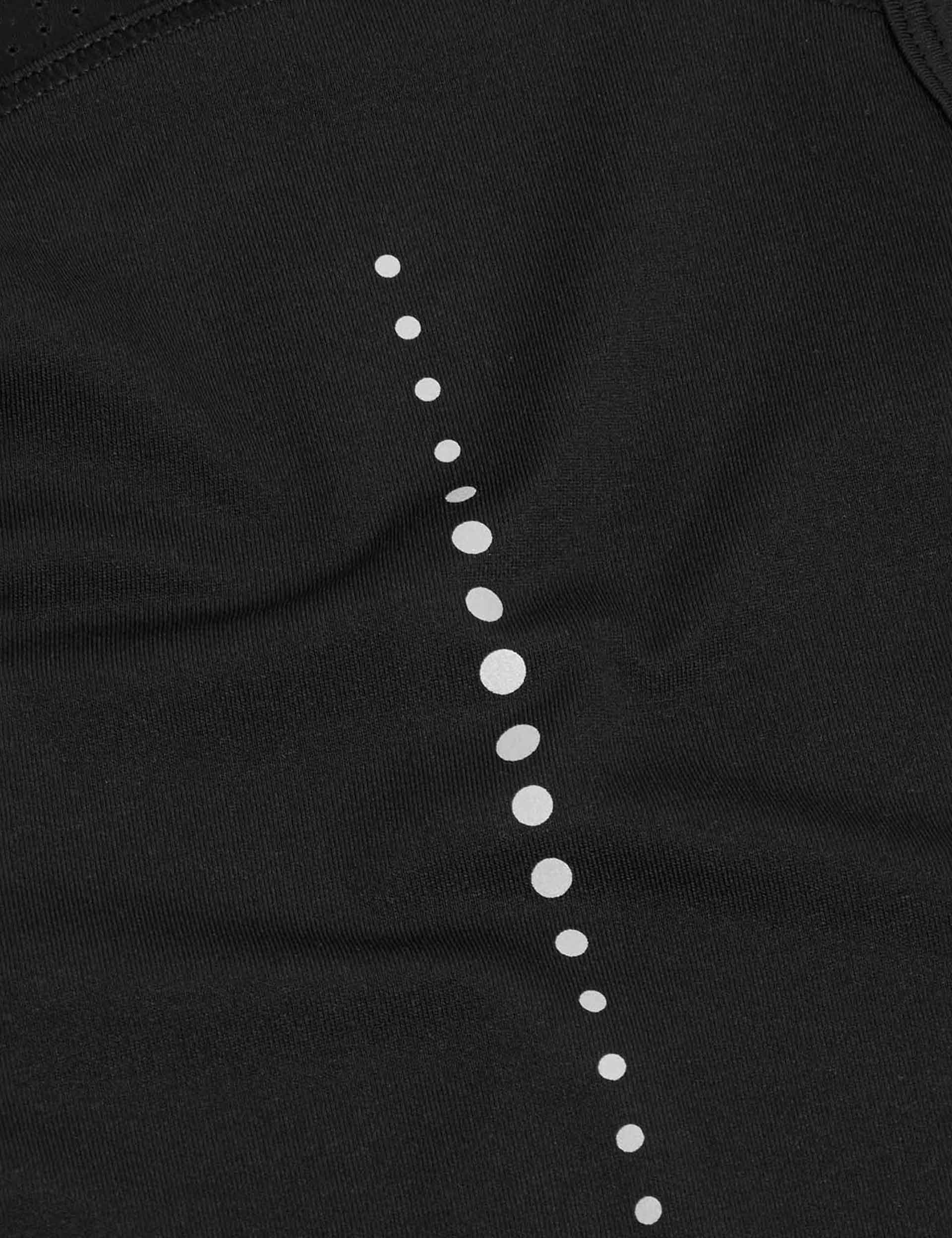 Scoop Neck Racer Back Vest Top - Black