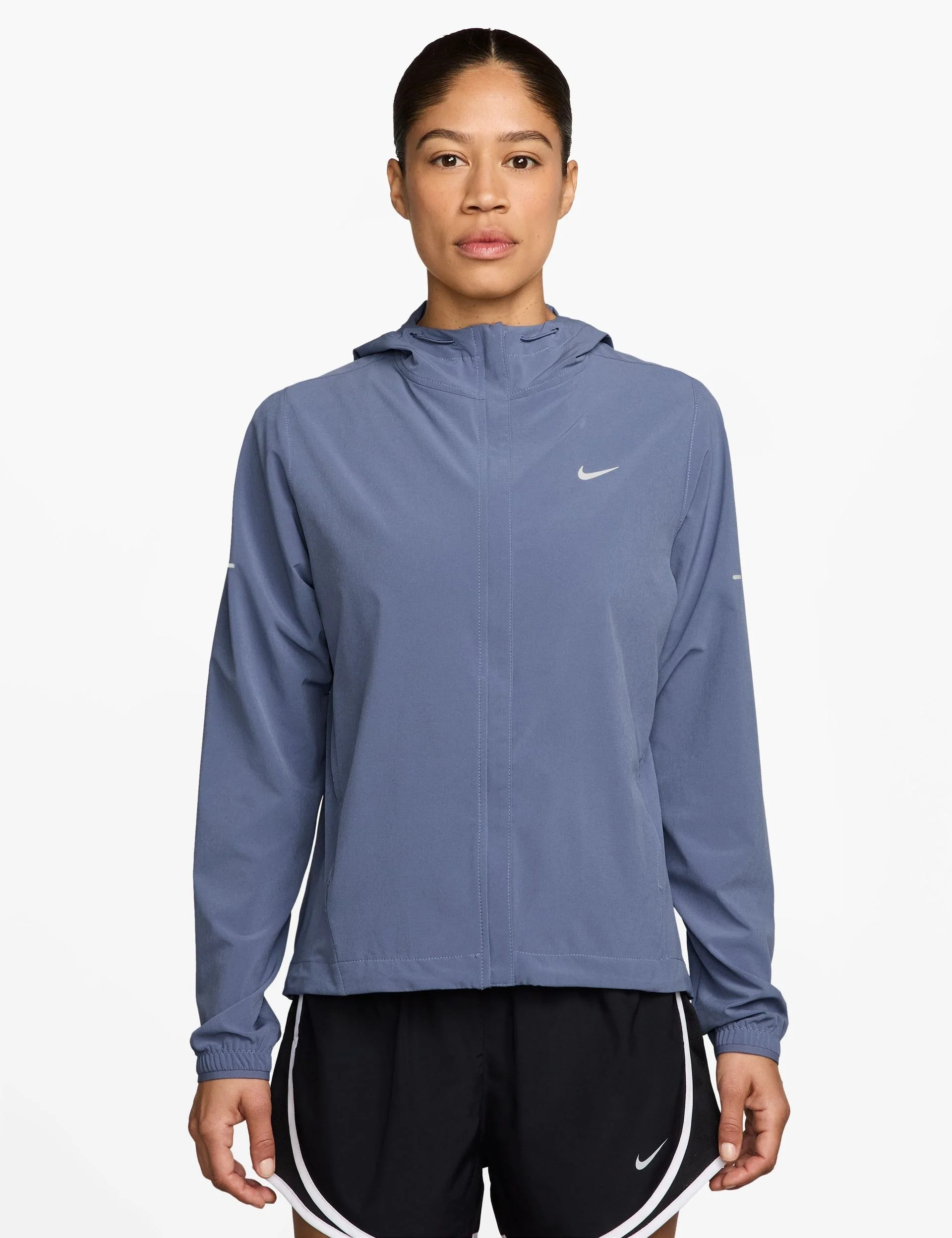 Swift Repel Packable Running Jacket - World Indigo/Reflective Silver