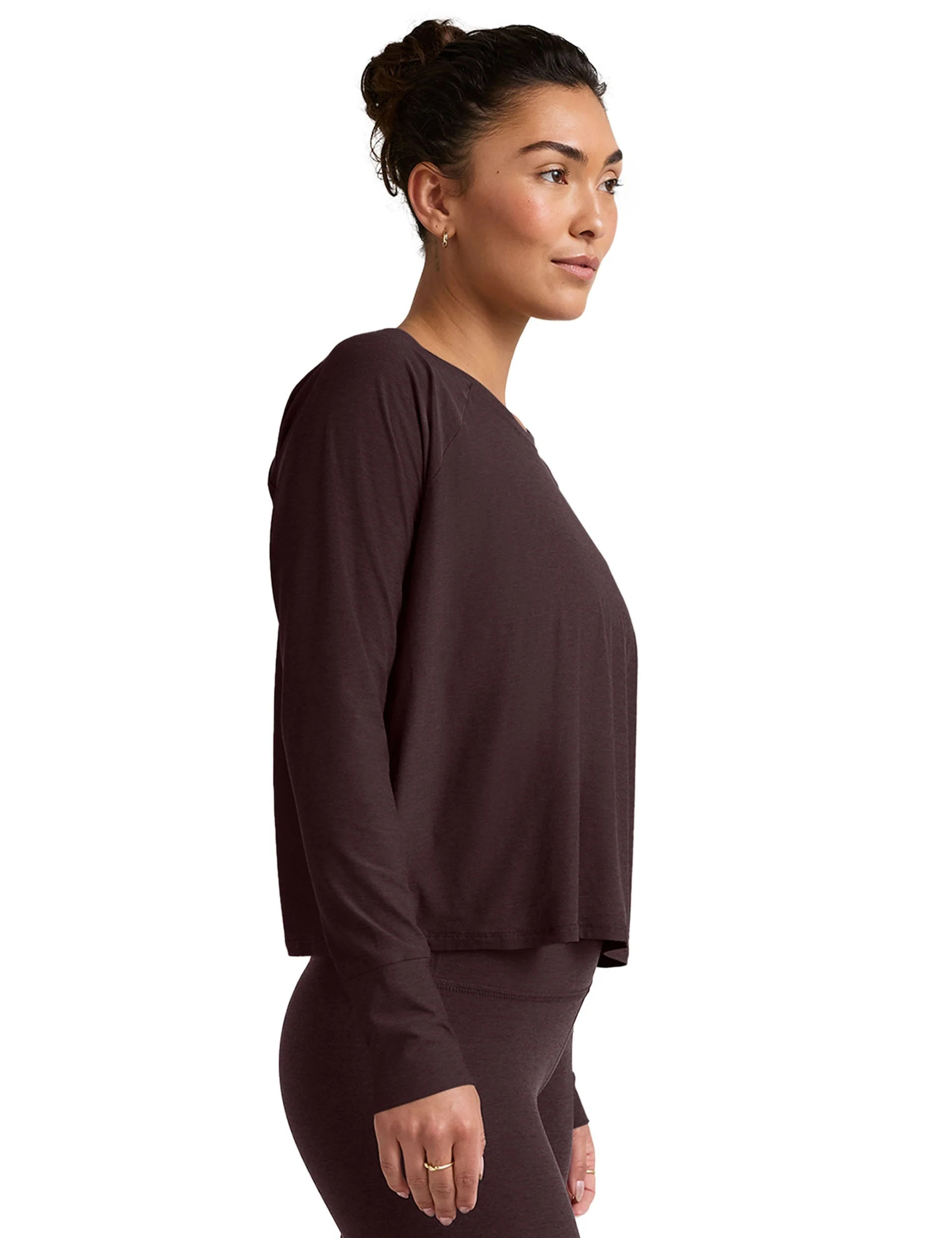 Featherweight Daydreamer Pullover - Dark Chocolate Heather