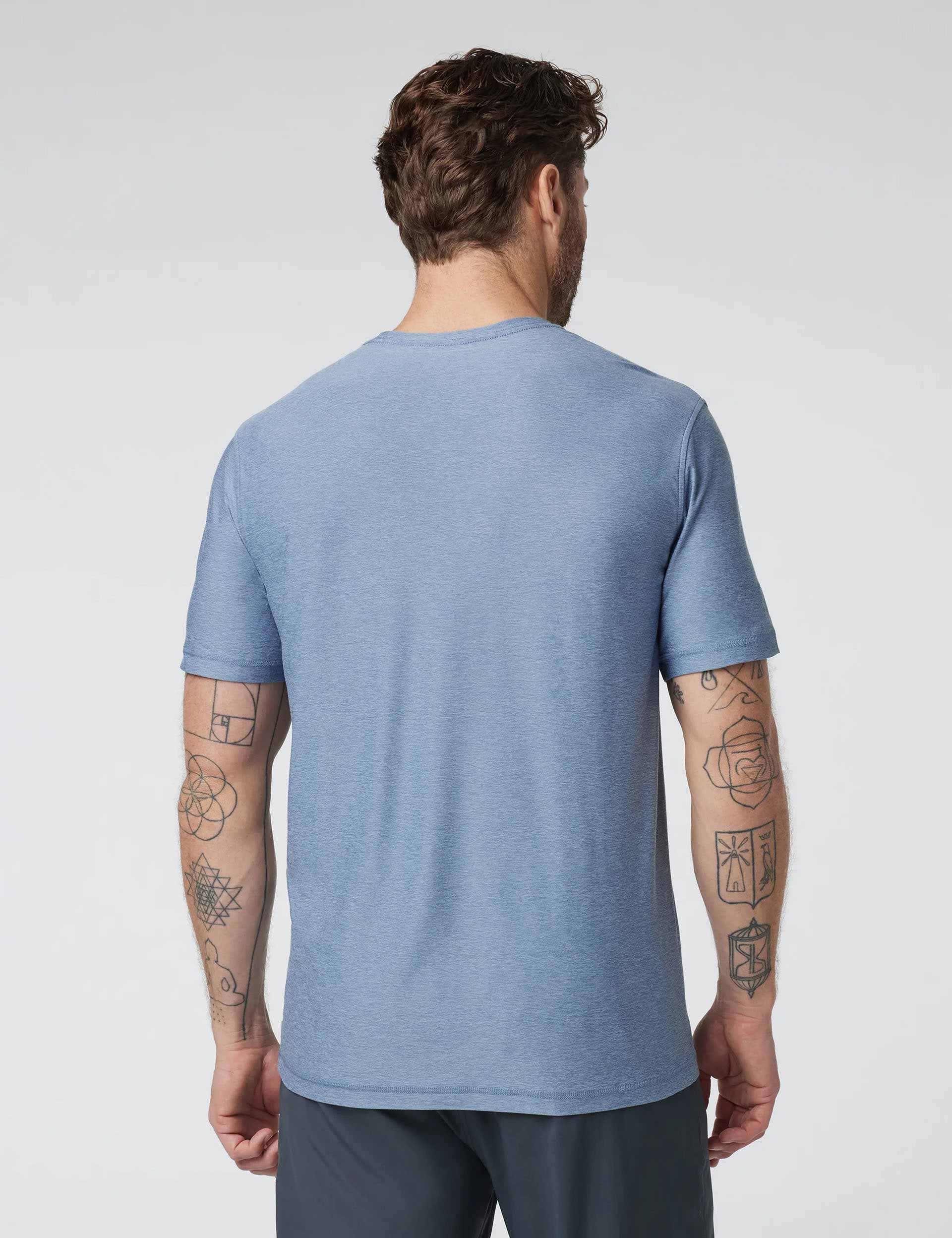 Strato Tech Tee - Chambray Heather
