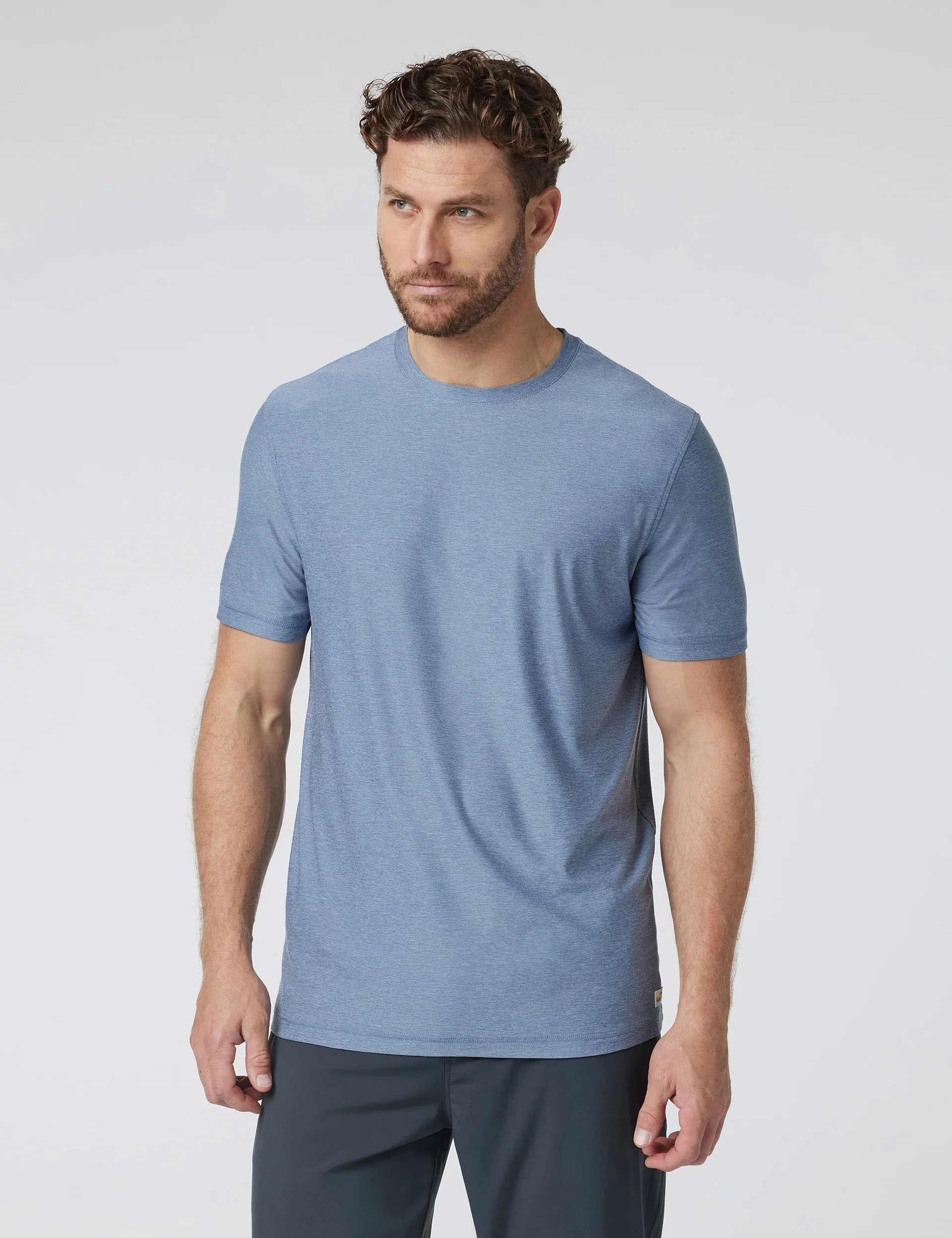Strato Tech Tee - Chambray Heather
