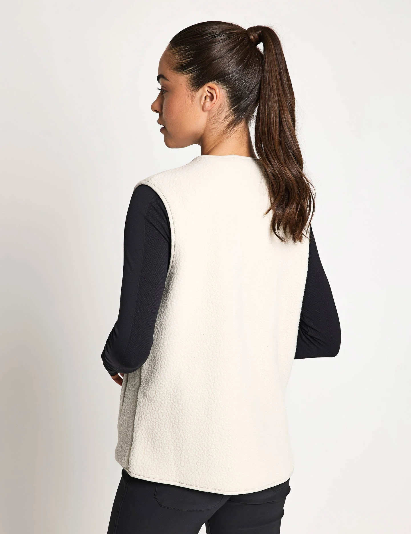 Hanby Relaxed Vest - Stone