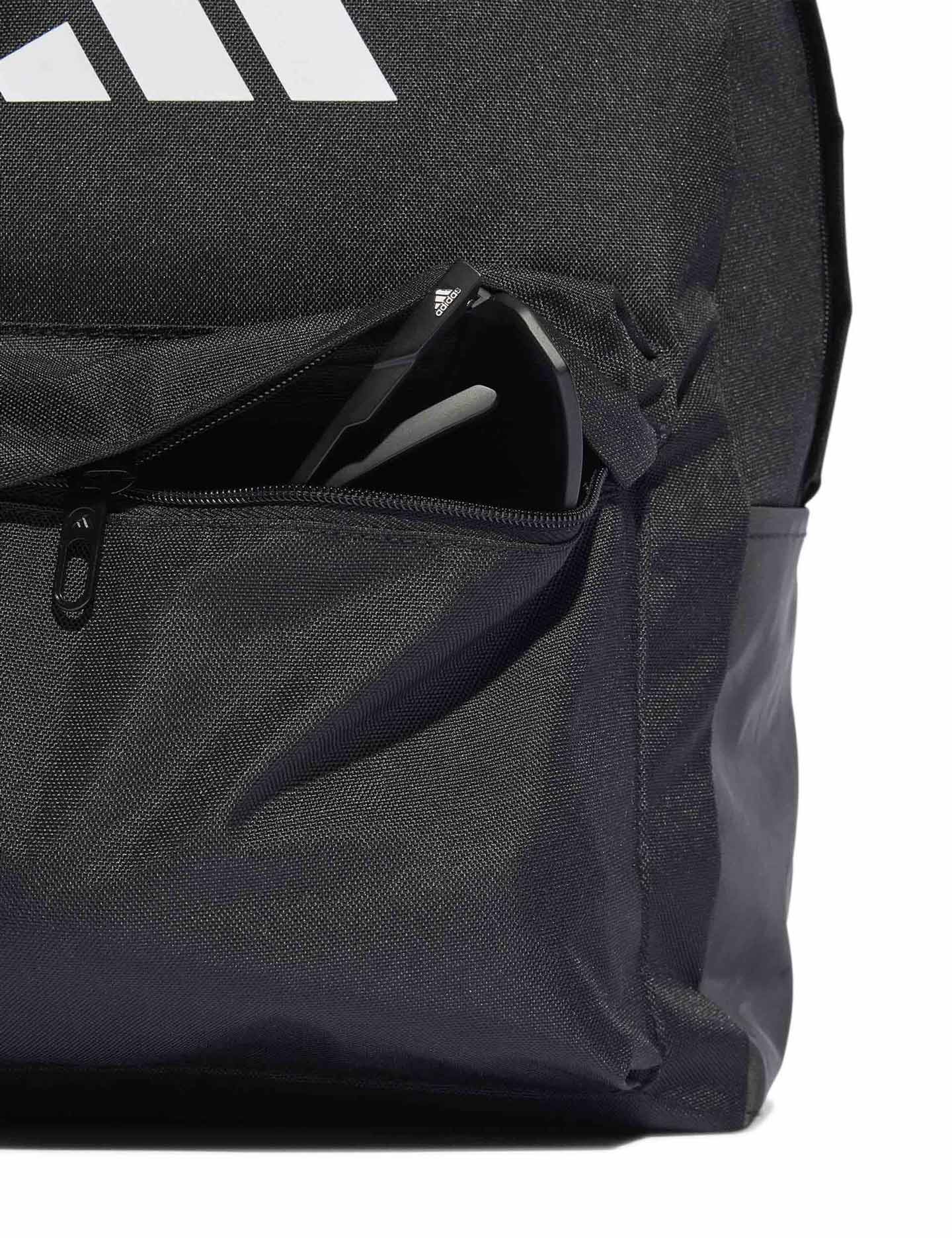 Classic 3 Bar Logo Backpack - Black/White