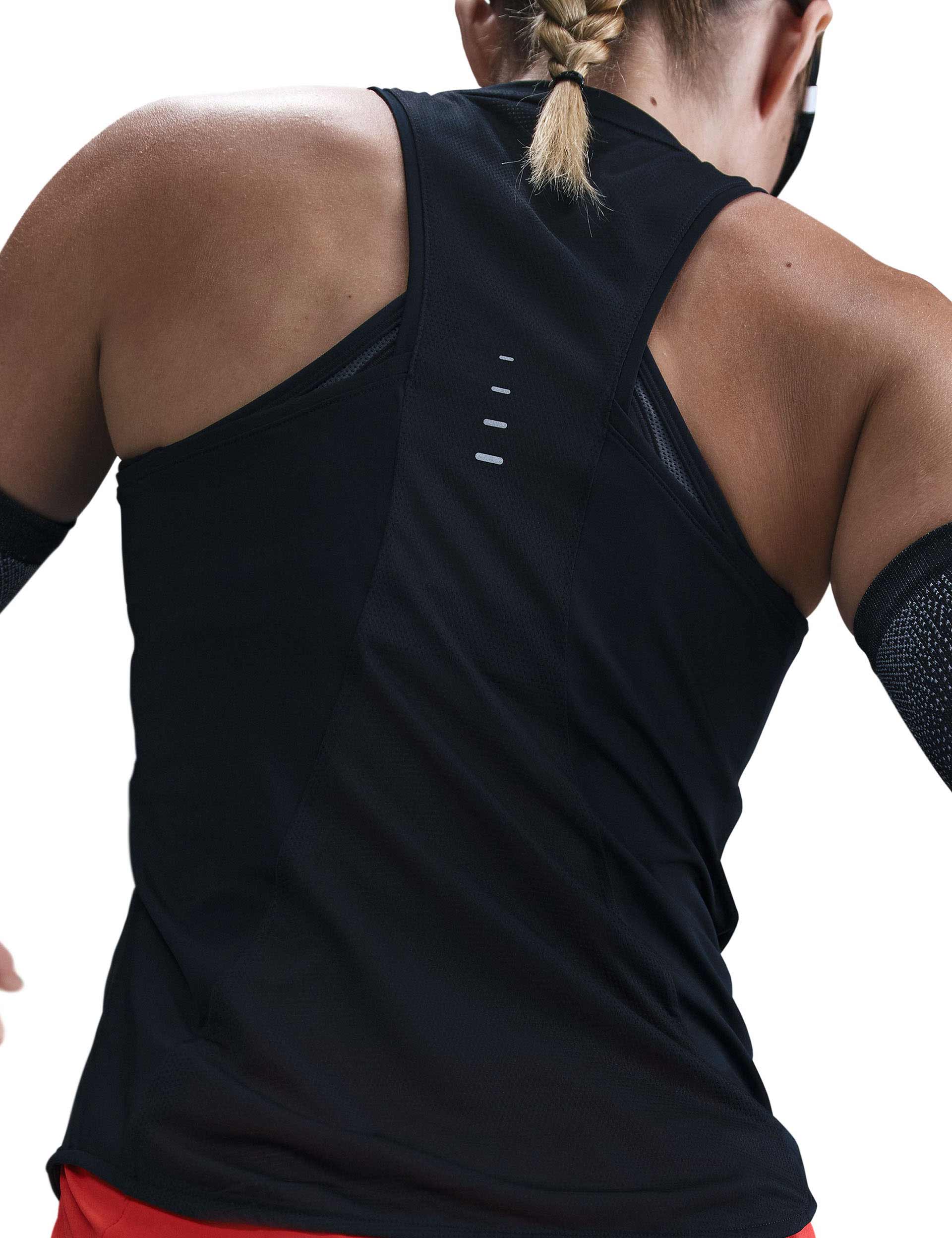 Swift Dri-FIT Running Tank Top - Black/Reflective Silver