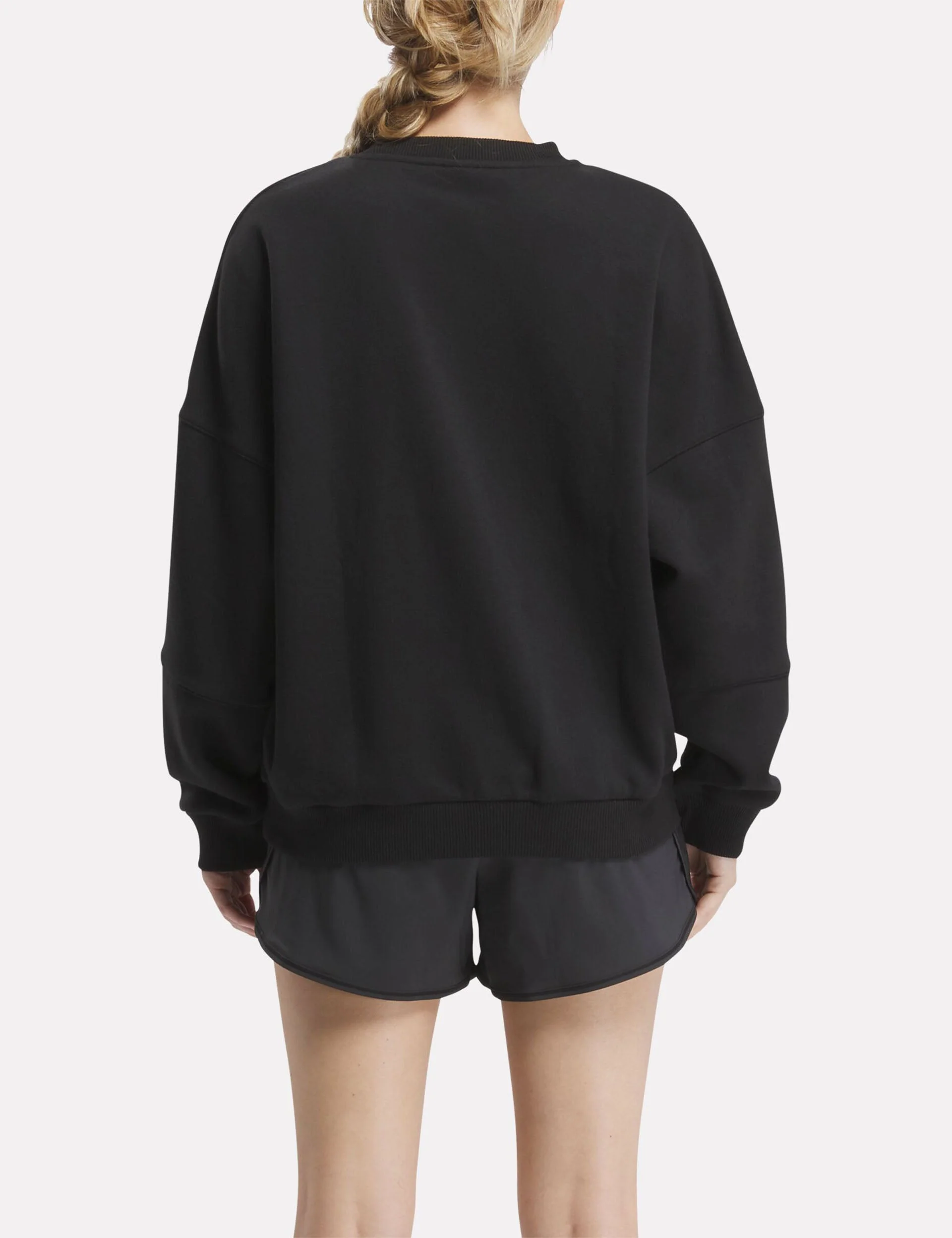 Lux Oversized Crew - Black
