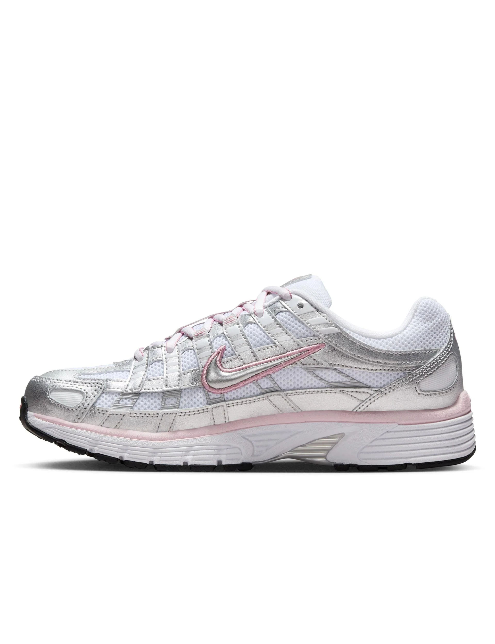 P-6000 Shoes - White/Metallic Silver/Elemental Pink