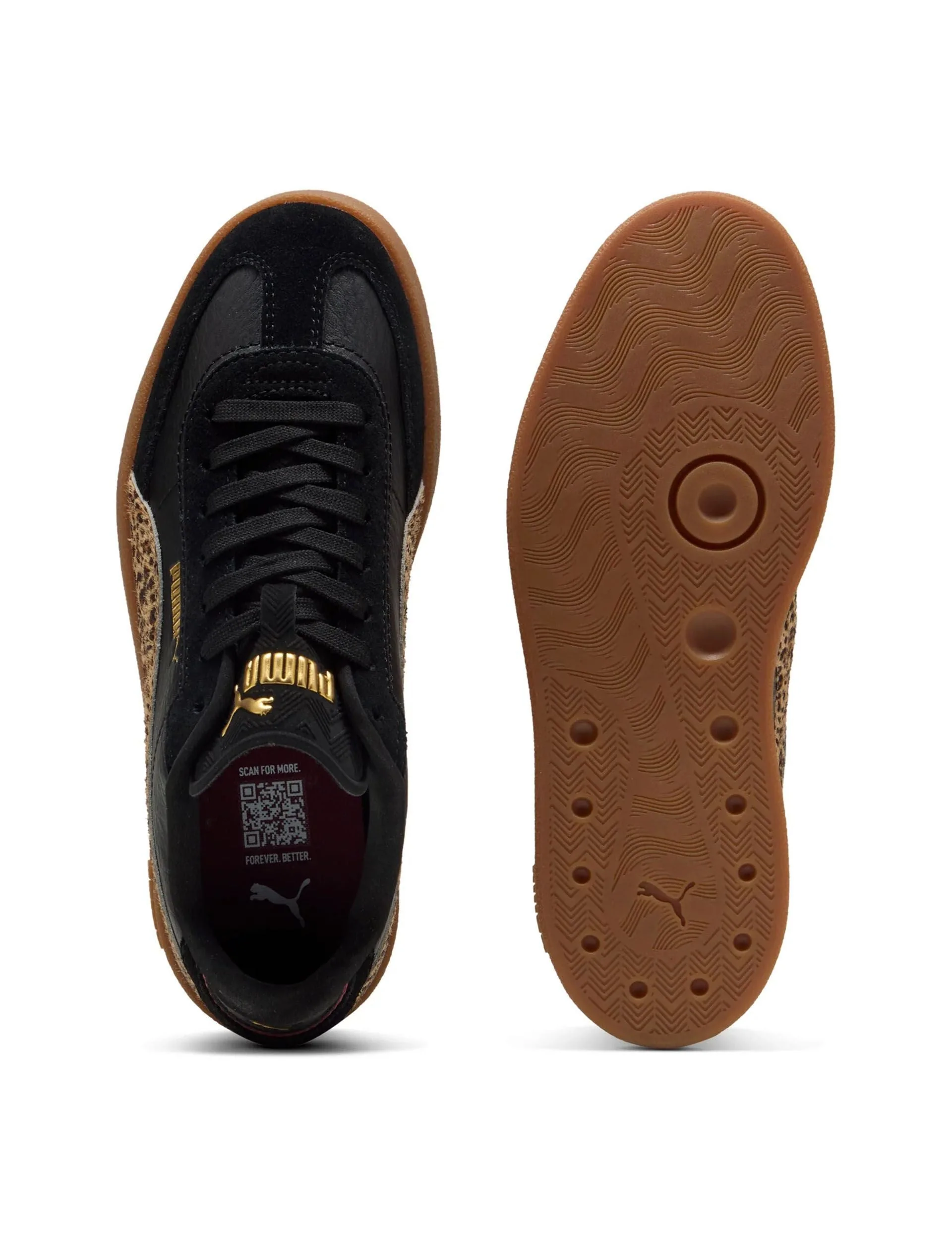 Club II Era Animal Flair Sneakers - Black/Toasted Almond