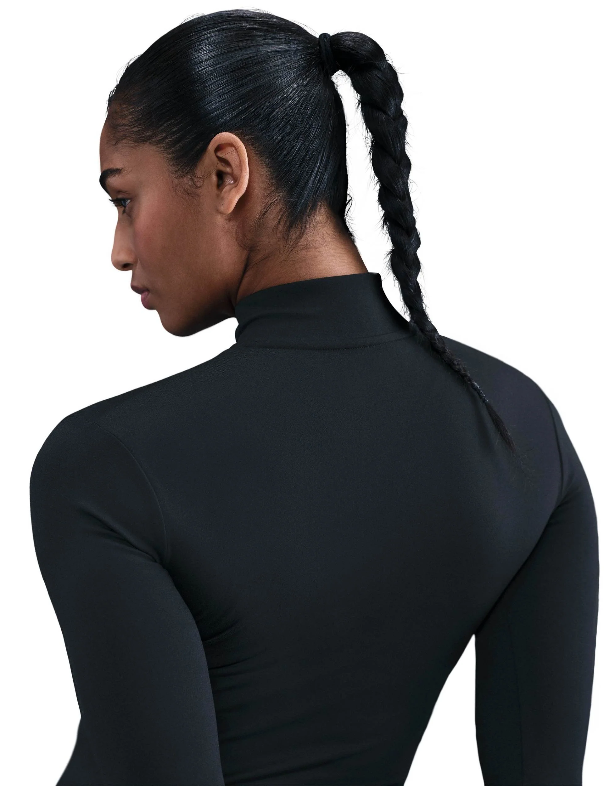 One Fitted Dri-FIT Full-Zip Jacket - Black/White