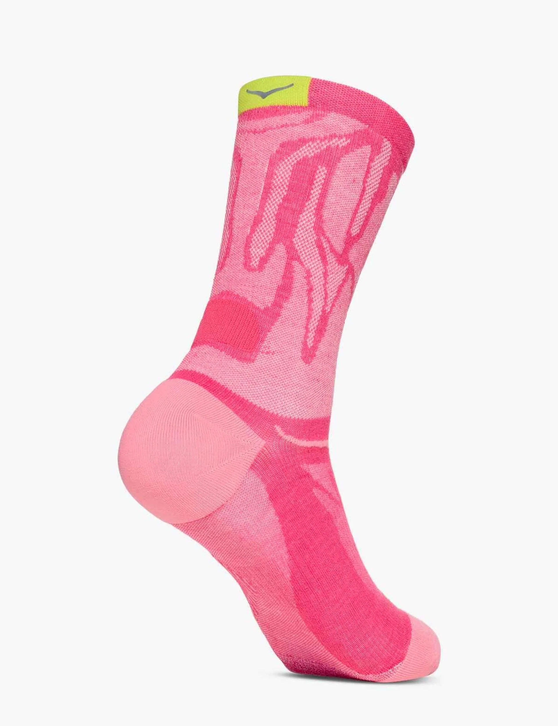 Clifton Crew Run Sock - Electric Rose