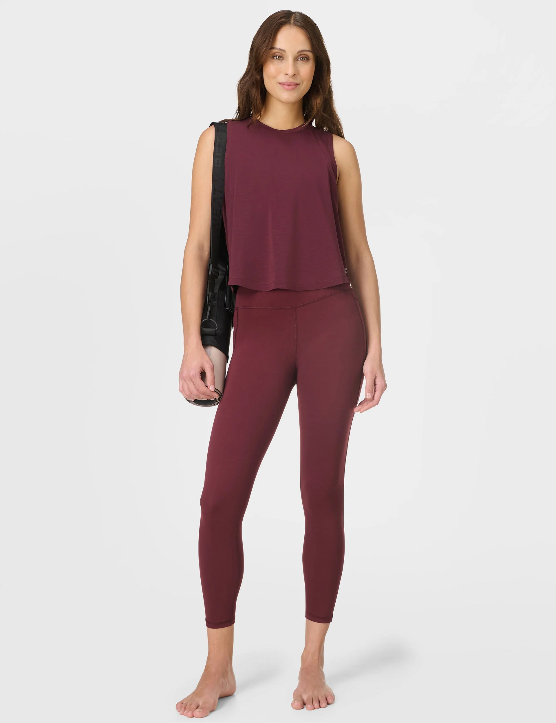 Ultimate Studio 7/8 Legging - Garnet Red
