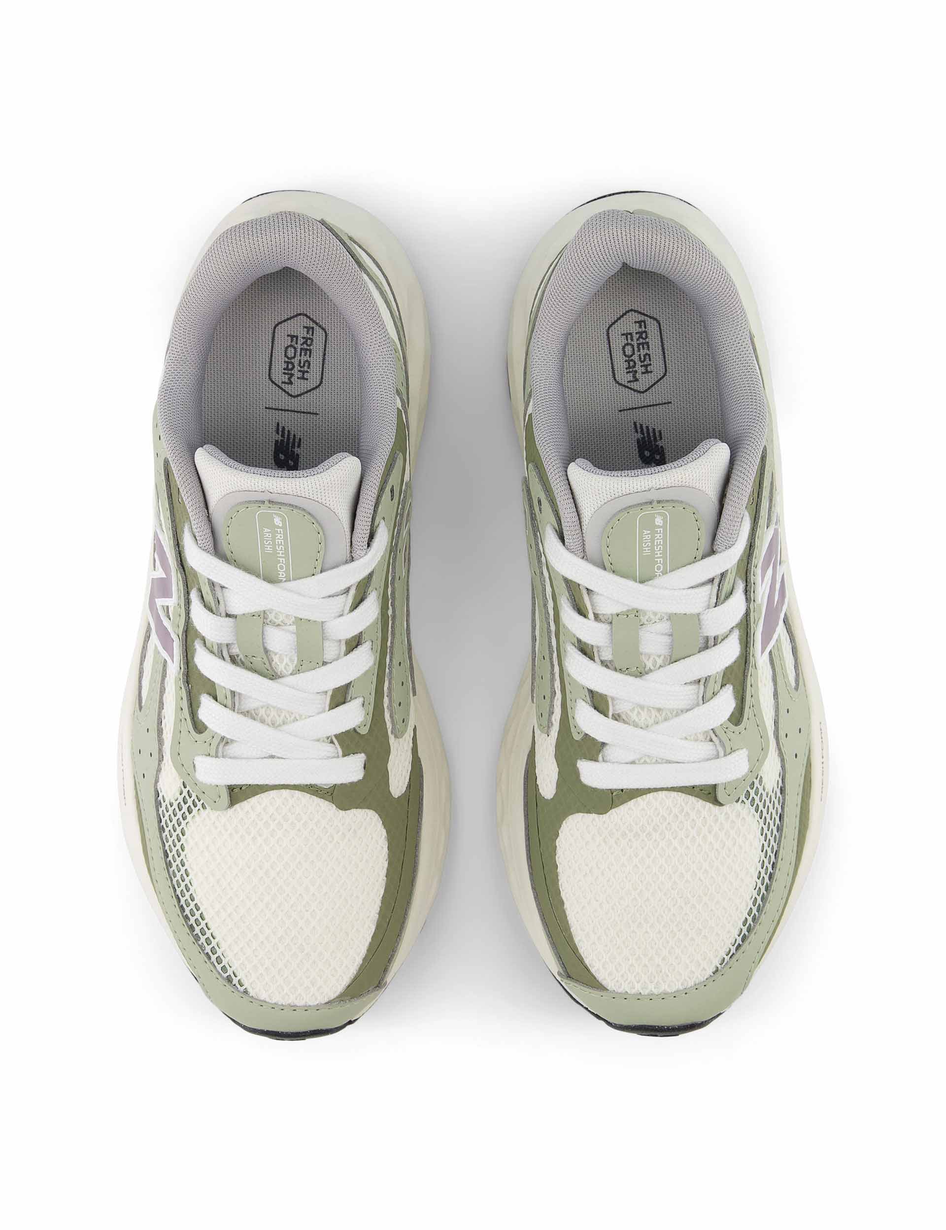 Fresh Foam Arishi v4 Tiralux Shoes - Sea Salt/Olivine/Dark Olivine