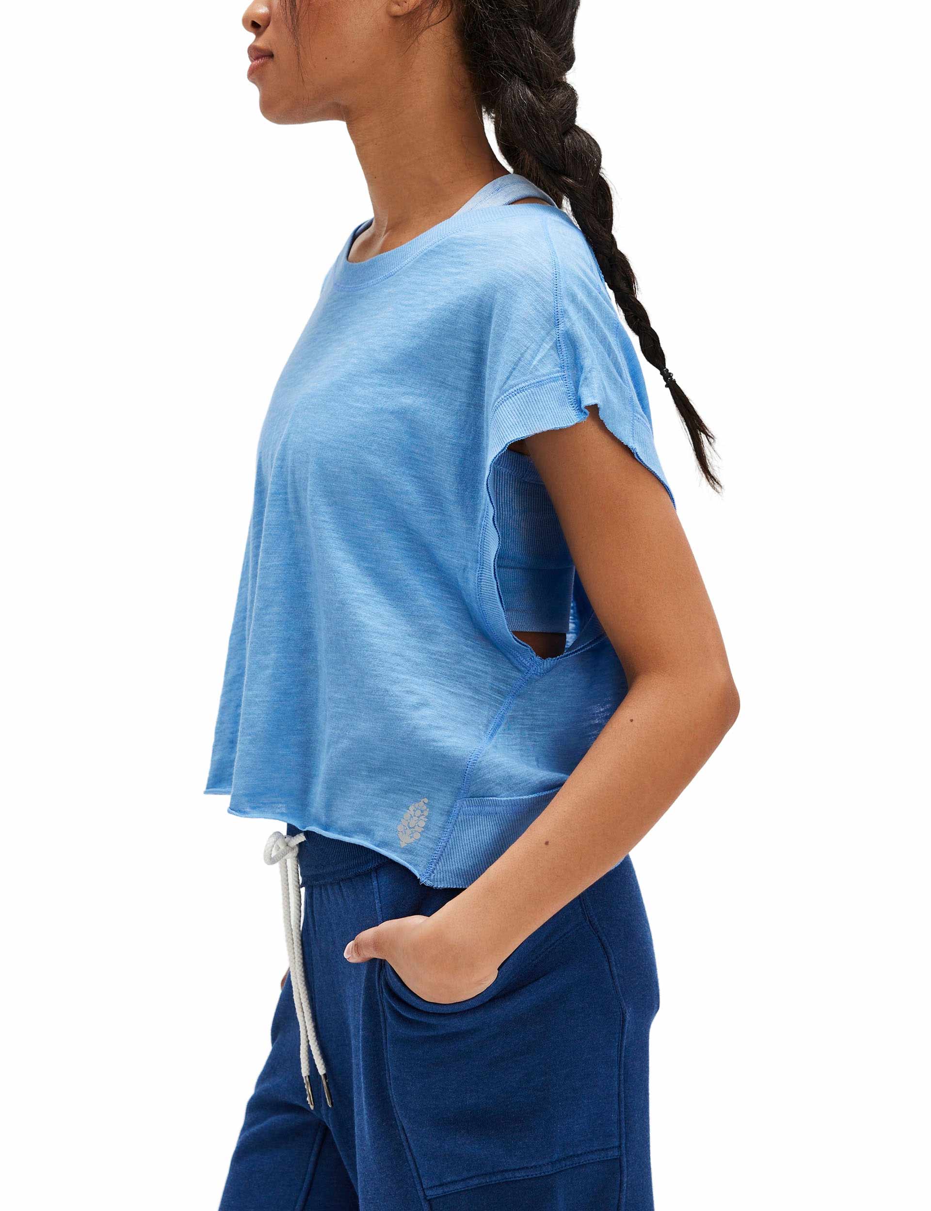 My Time Tee - Denim Blue