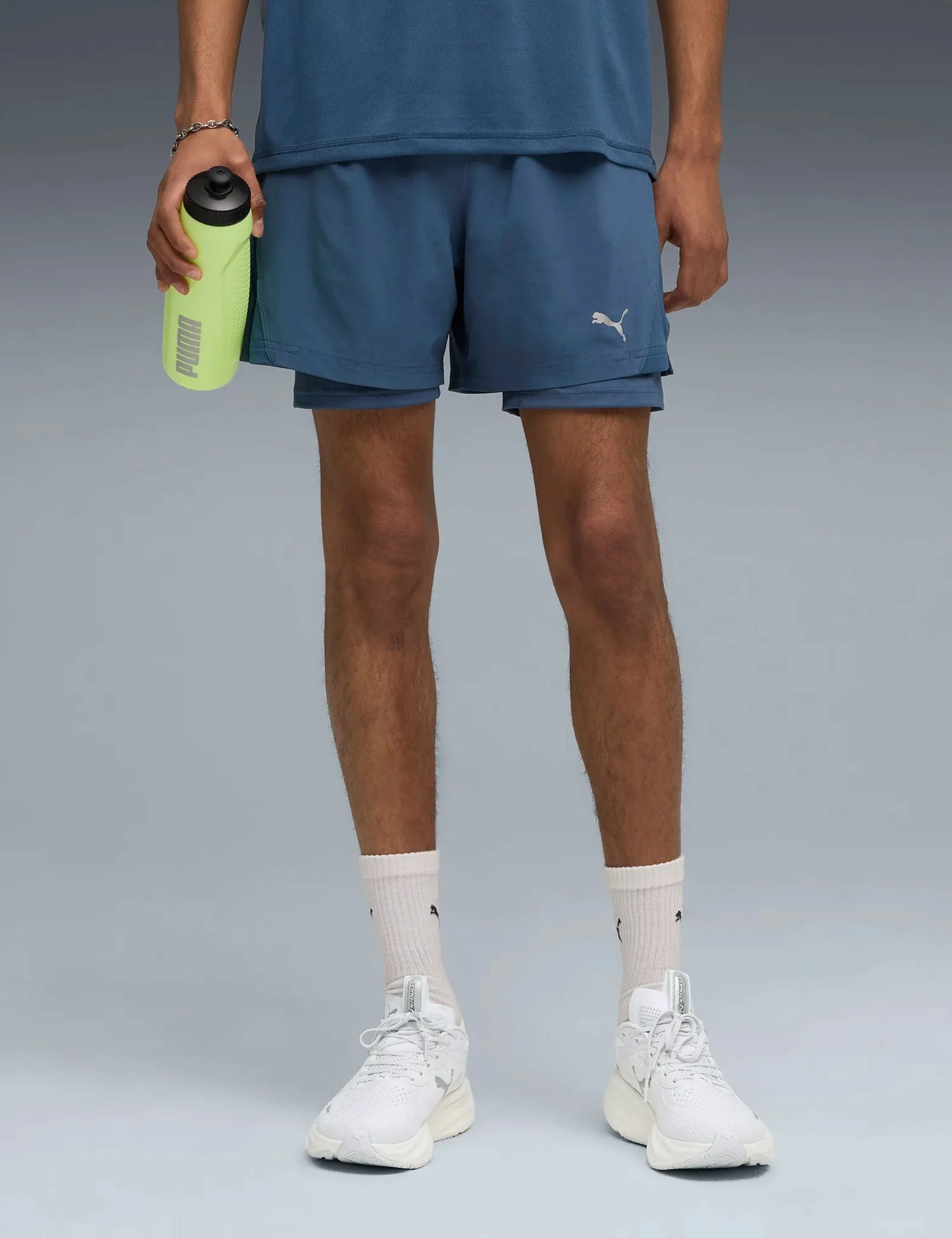 Run Velocity 2In1 Short - Dark Indigo