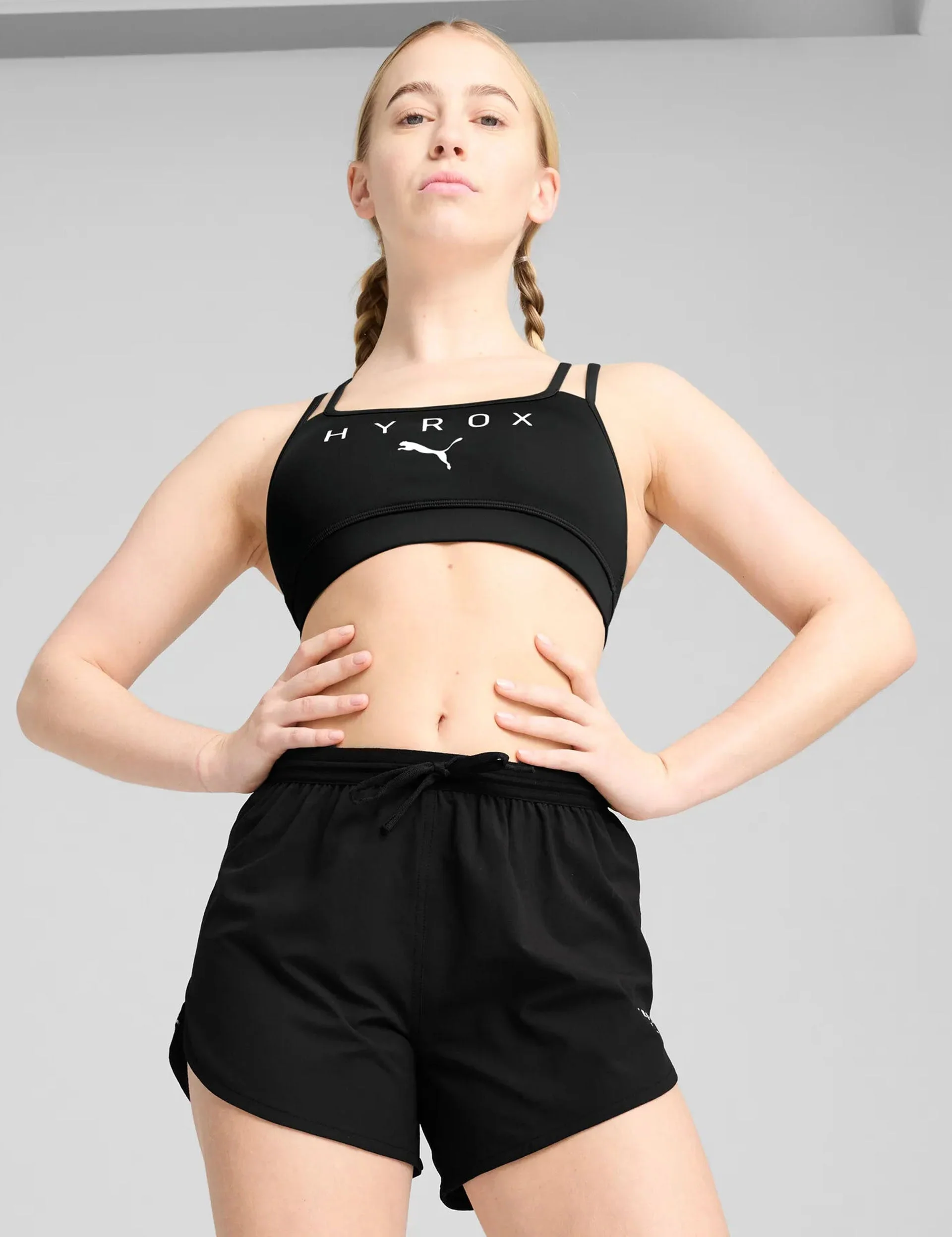 Puma x Hyrox Move Strappy Bra - Black