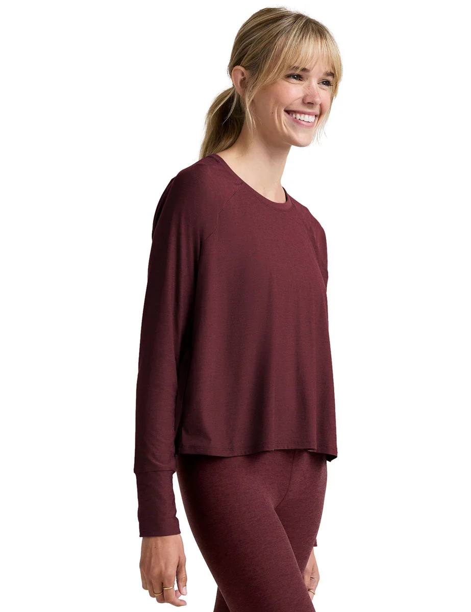 Featherweight Daydreamer Pullover - Midnight Burgundy Heather
