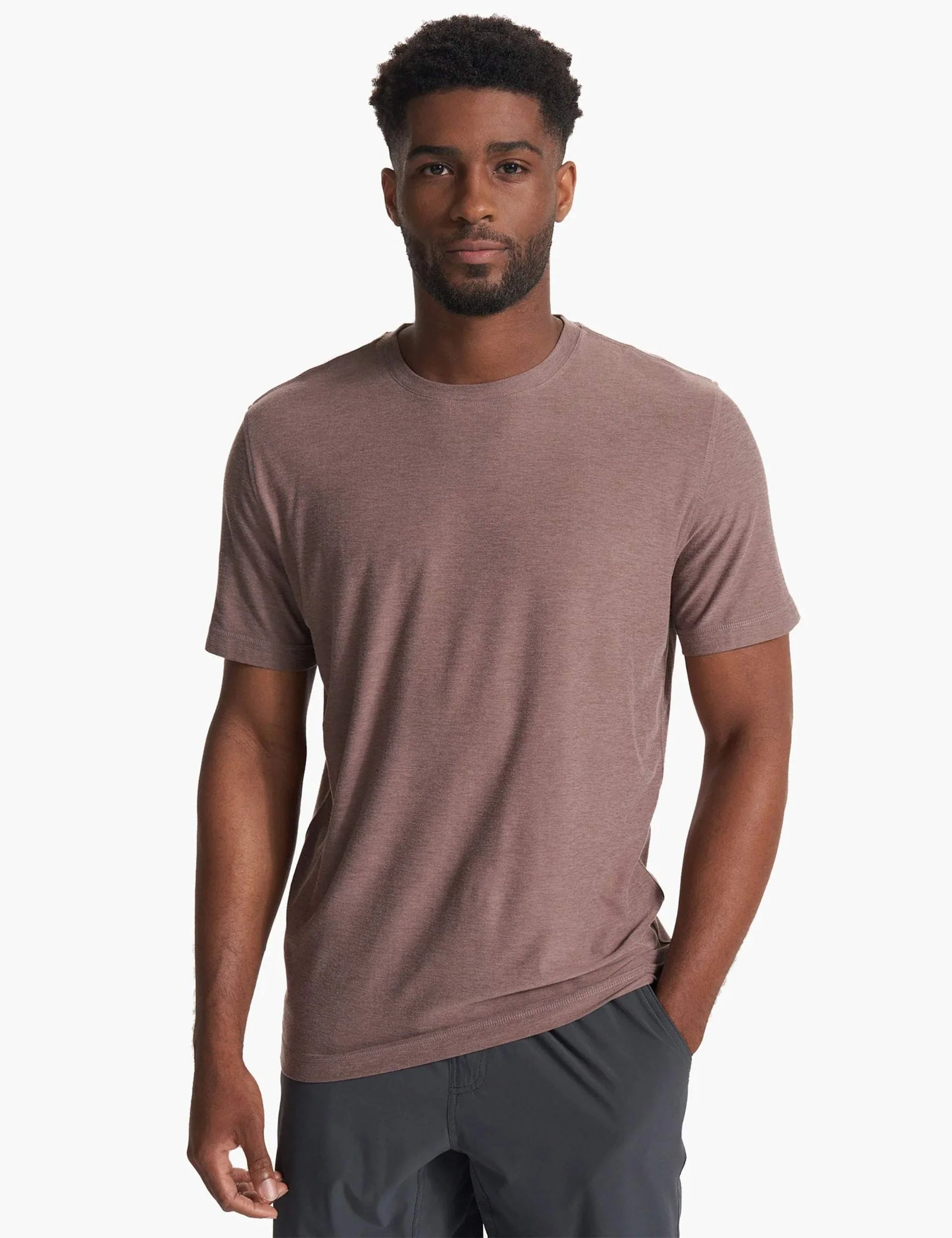 Strato Tech Tee - Hazel Heather