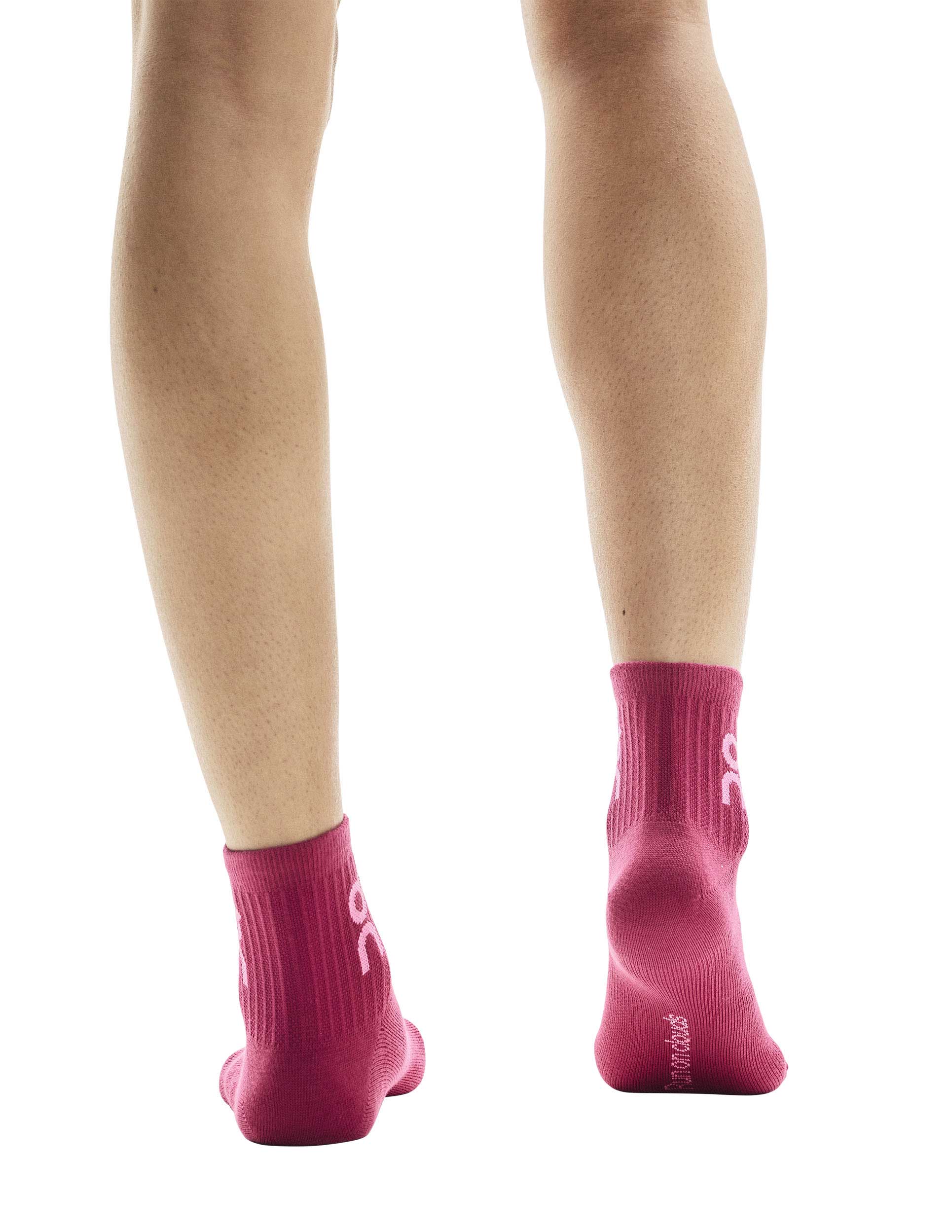 Logo Sock Mid 3P - Orchid/Comet
