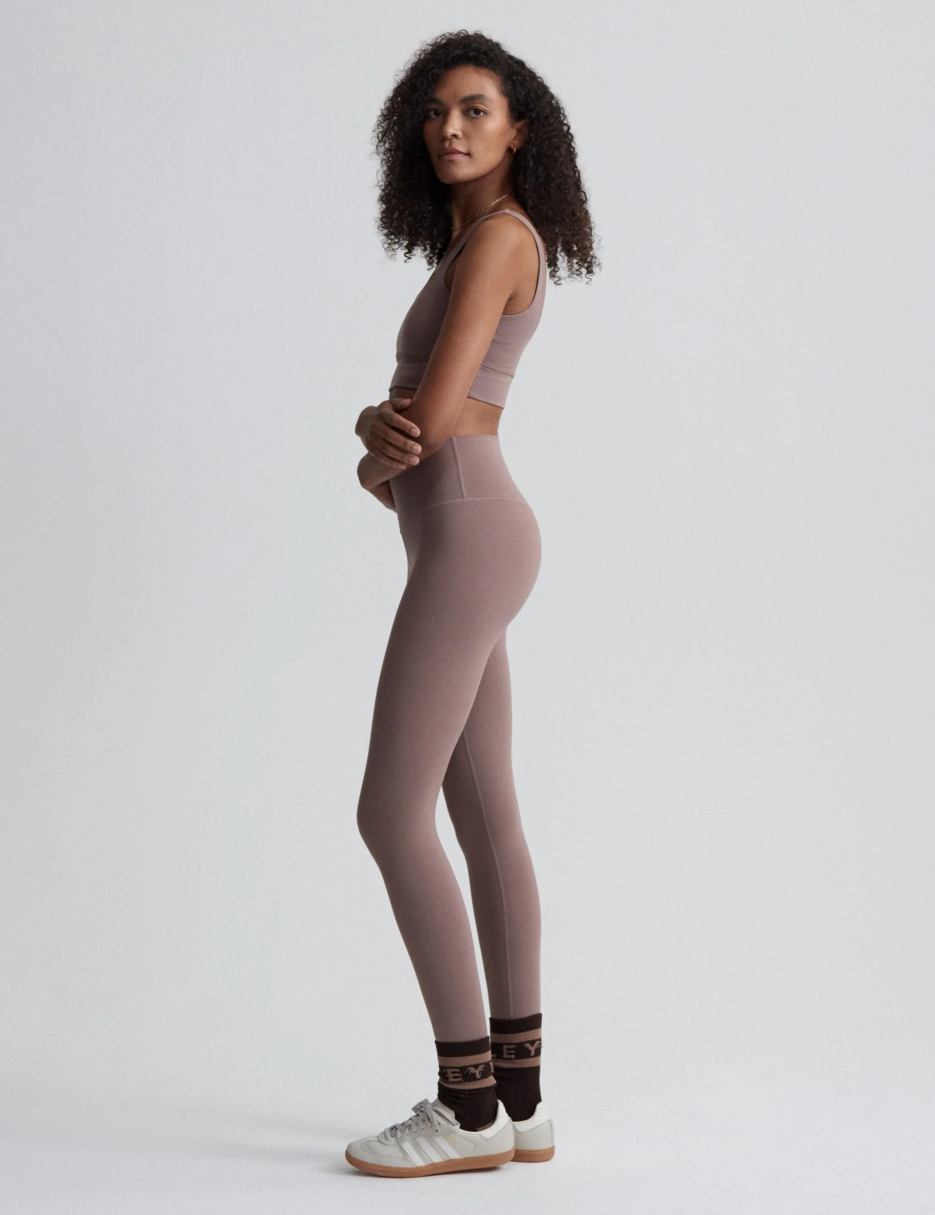 FreeSoft High Waisted Legging 25 - Deep Taupe