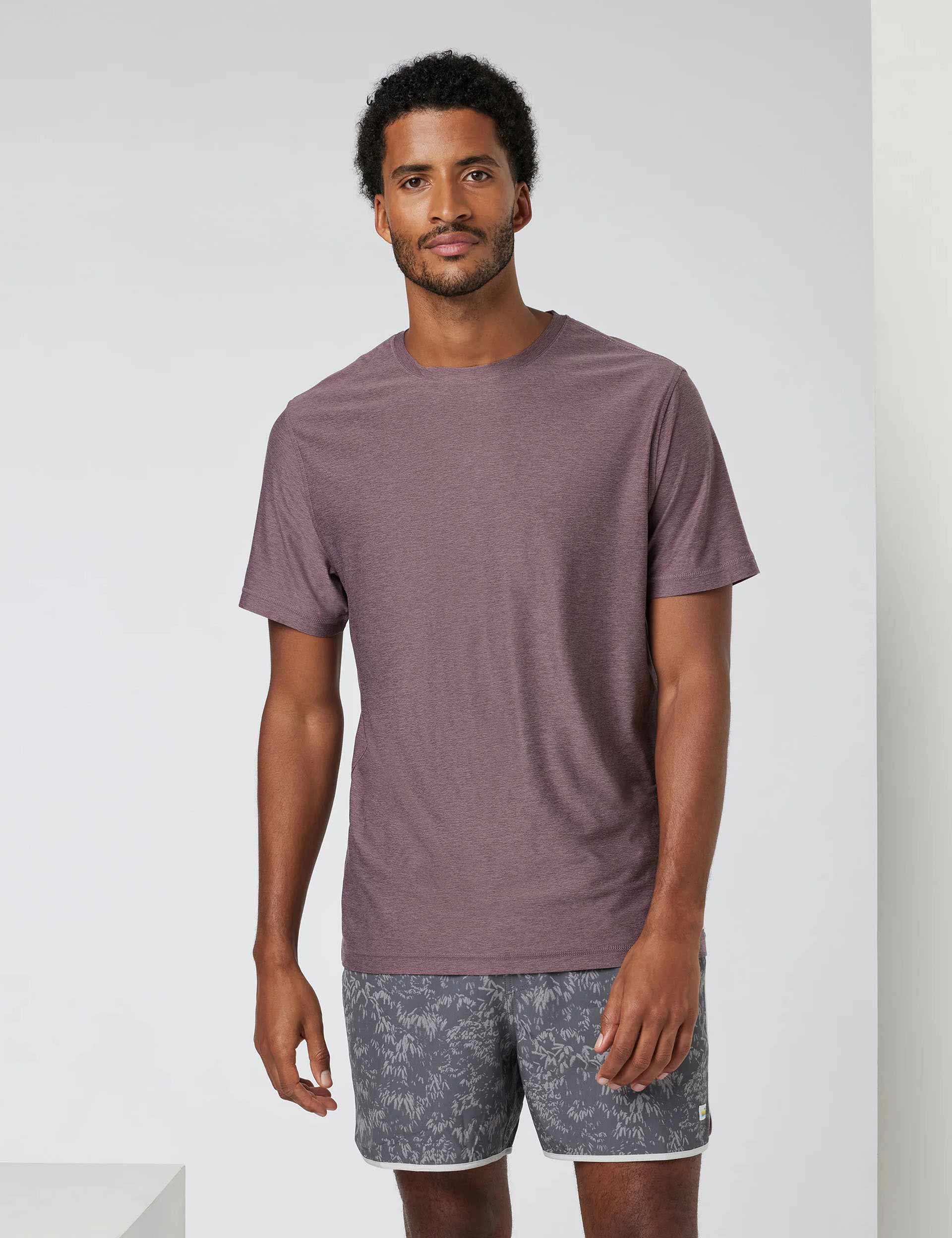 Strato Tech Tee - Elderberry Heather