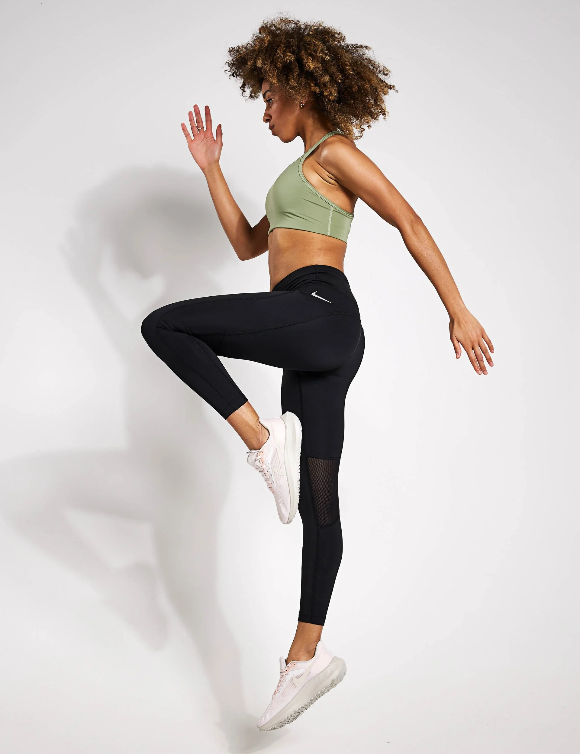 Epic Fast Pocket Running Leggings - Black