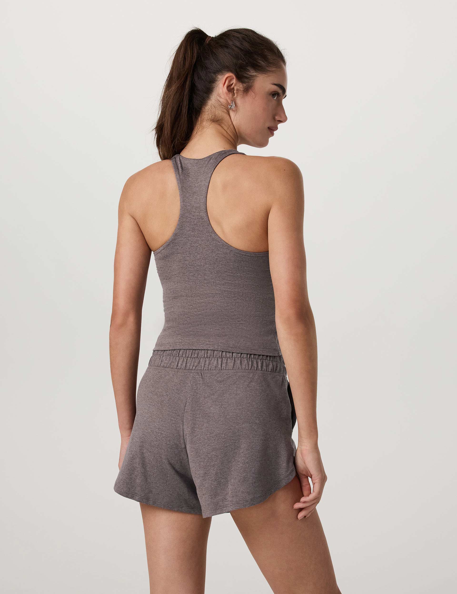 Halo Performance Crop 2.0 - Huckleberry Heather