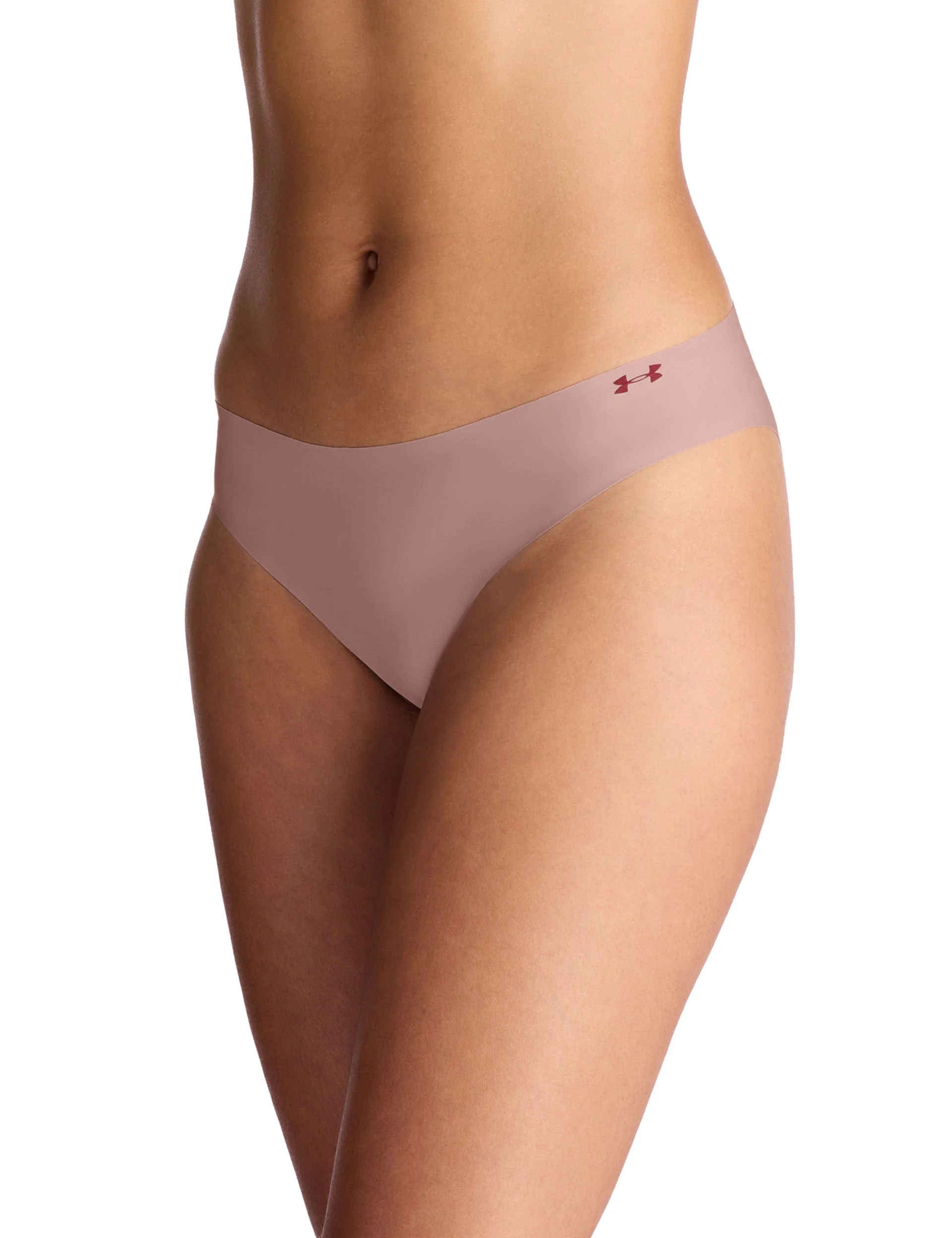 Pure Stretch 3-Pack No Show Bikini - Tourmaline Pink/Fuchsia Dusk/Dark Maroon