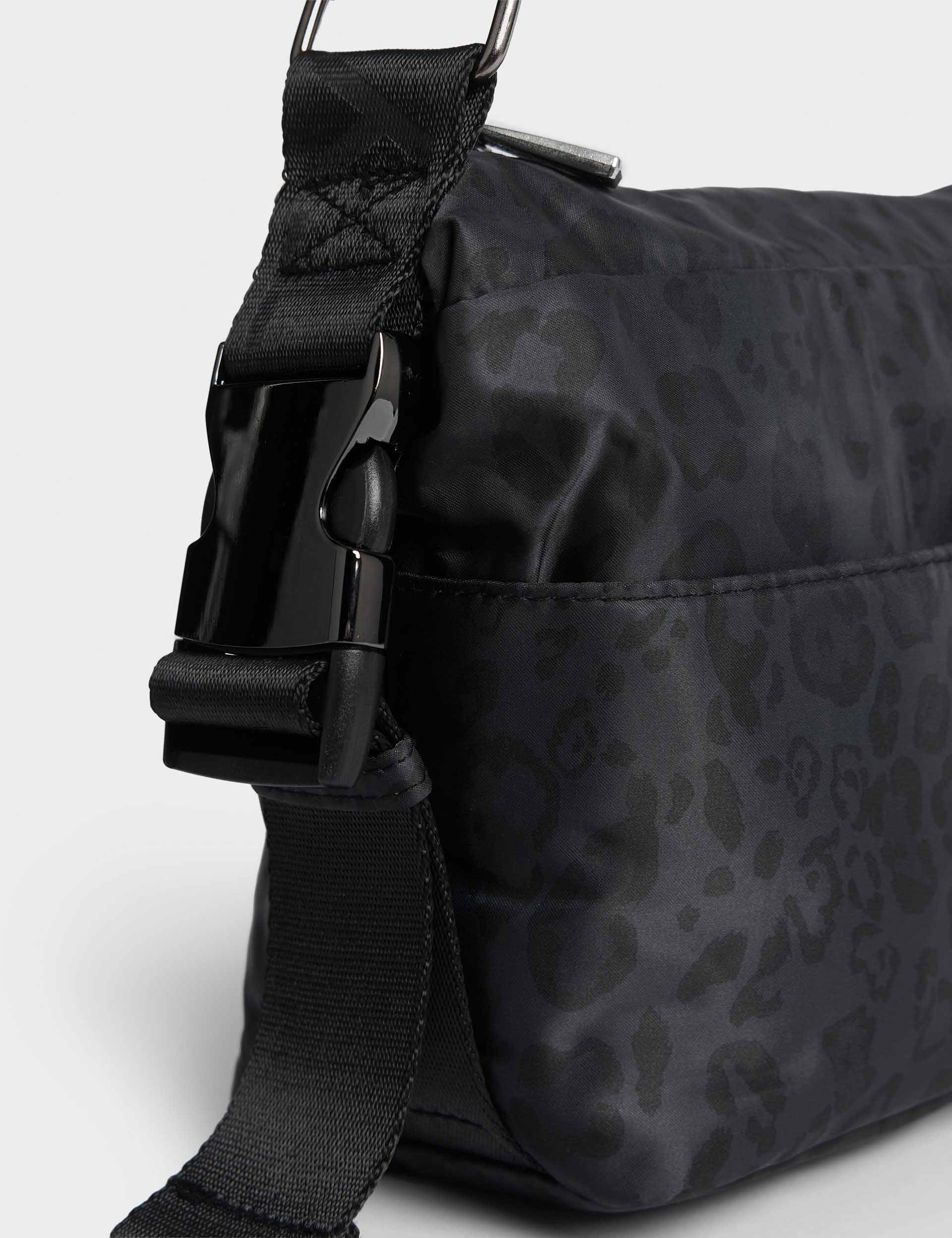 Strive Crossbody - Black Luxe Leopard Print