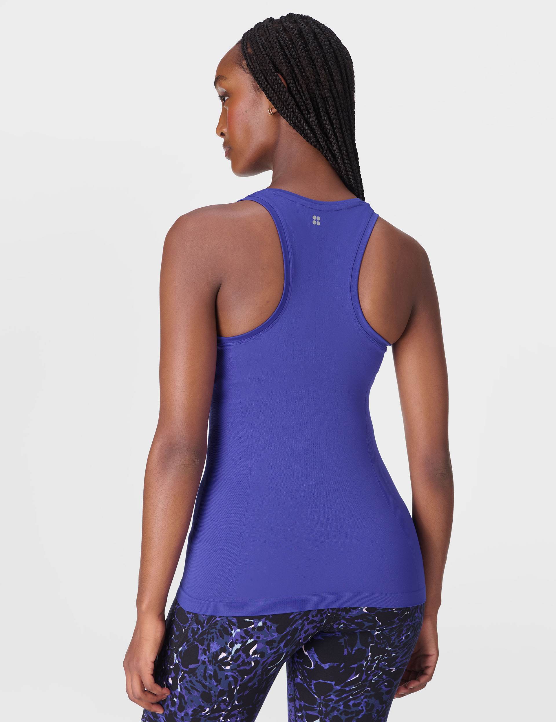 Athlete Seamless Workout Vest - Rich Blue