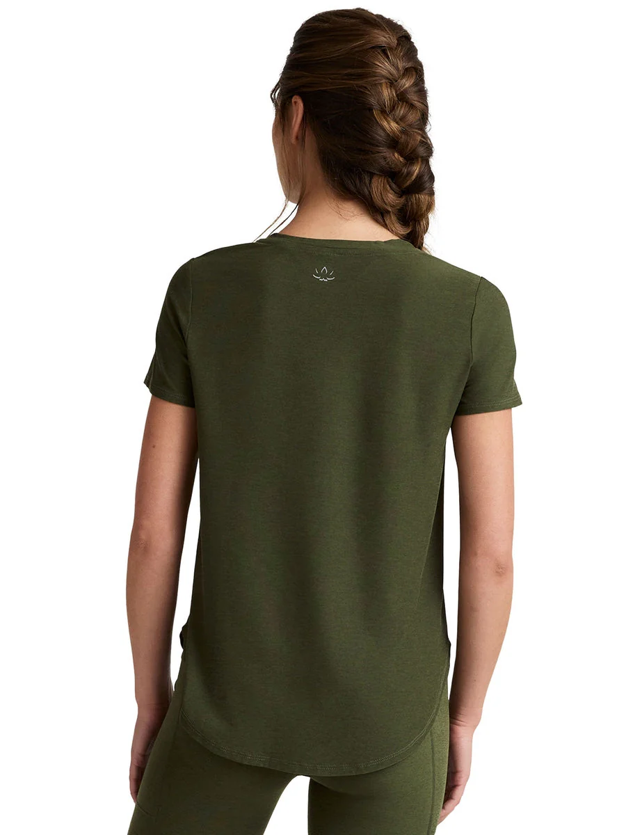 Featherweight On The Down Low Tee - Army Green Heather