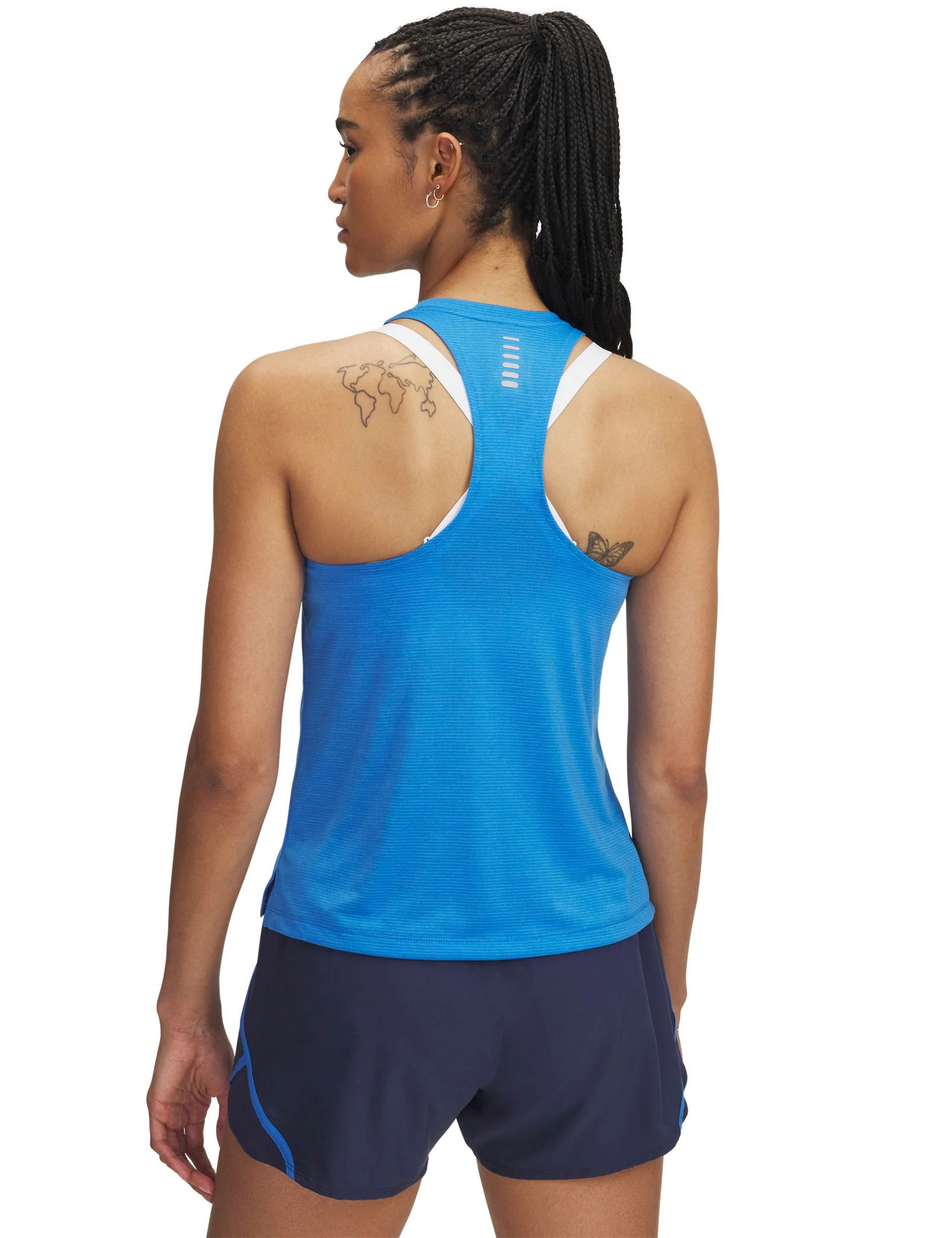 Launch Singlet - Blue Atlantis/Reflective