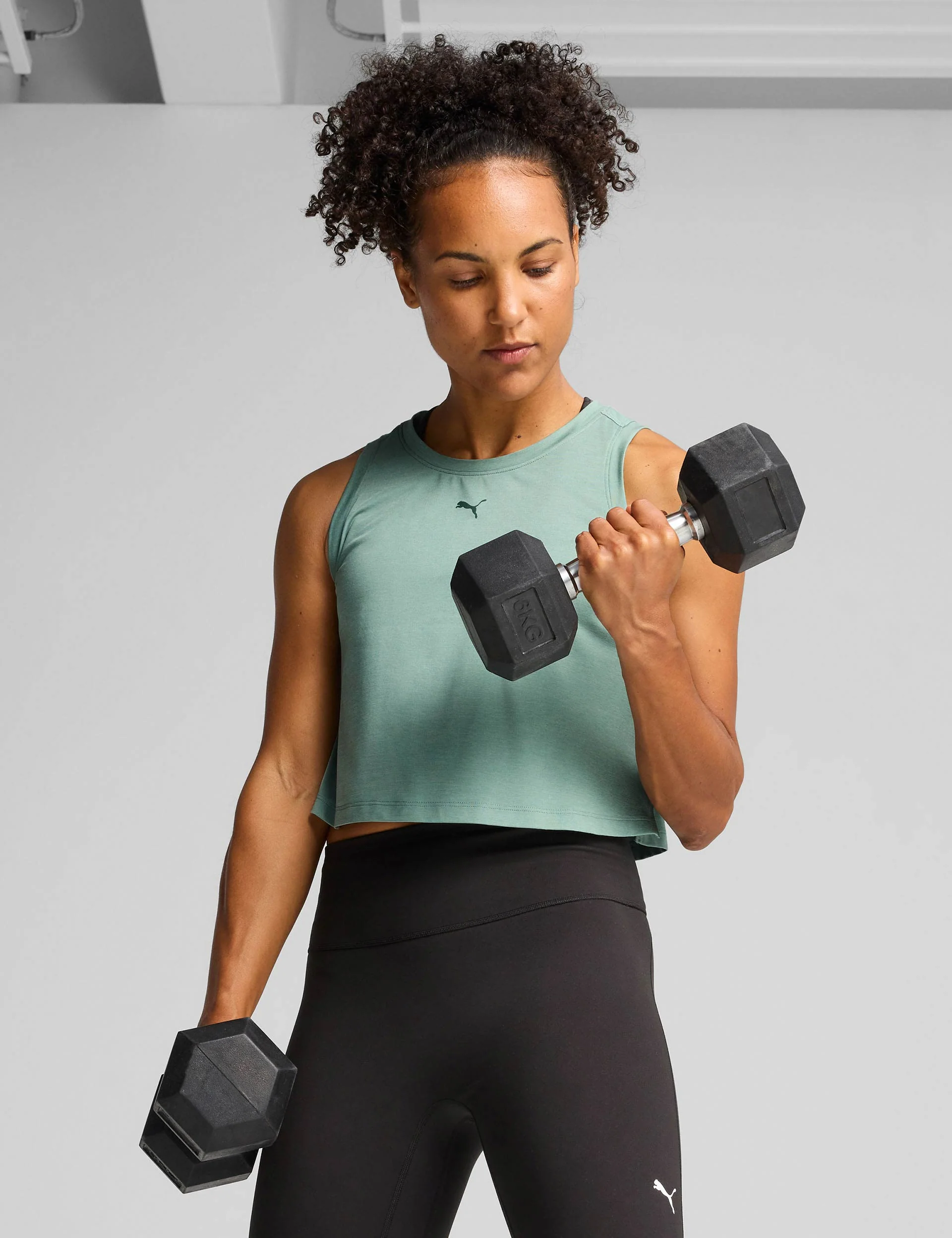 Cloudspun Sleeveless Tank - Green Moon Heather