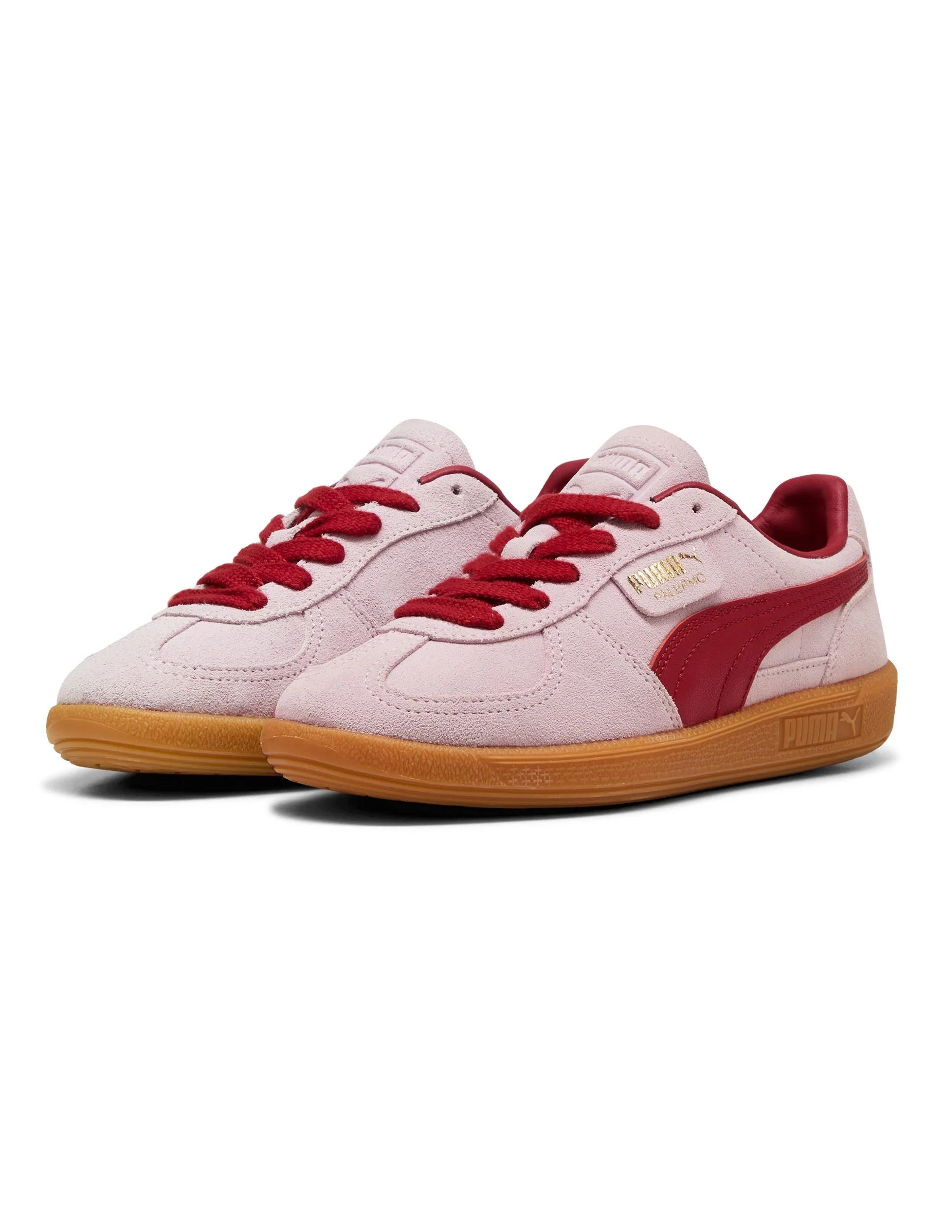 Palermo Sneakers - Rose Mauve/Dark Crimson