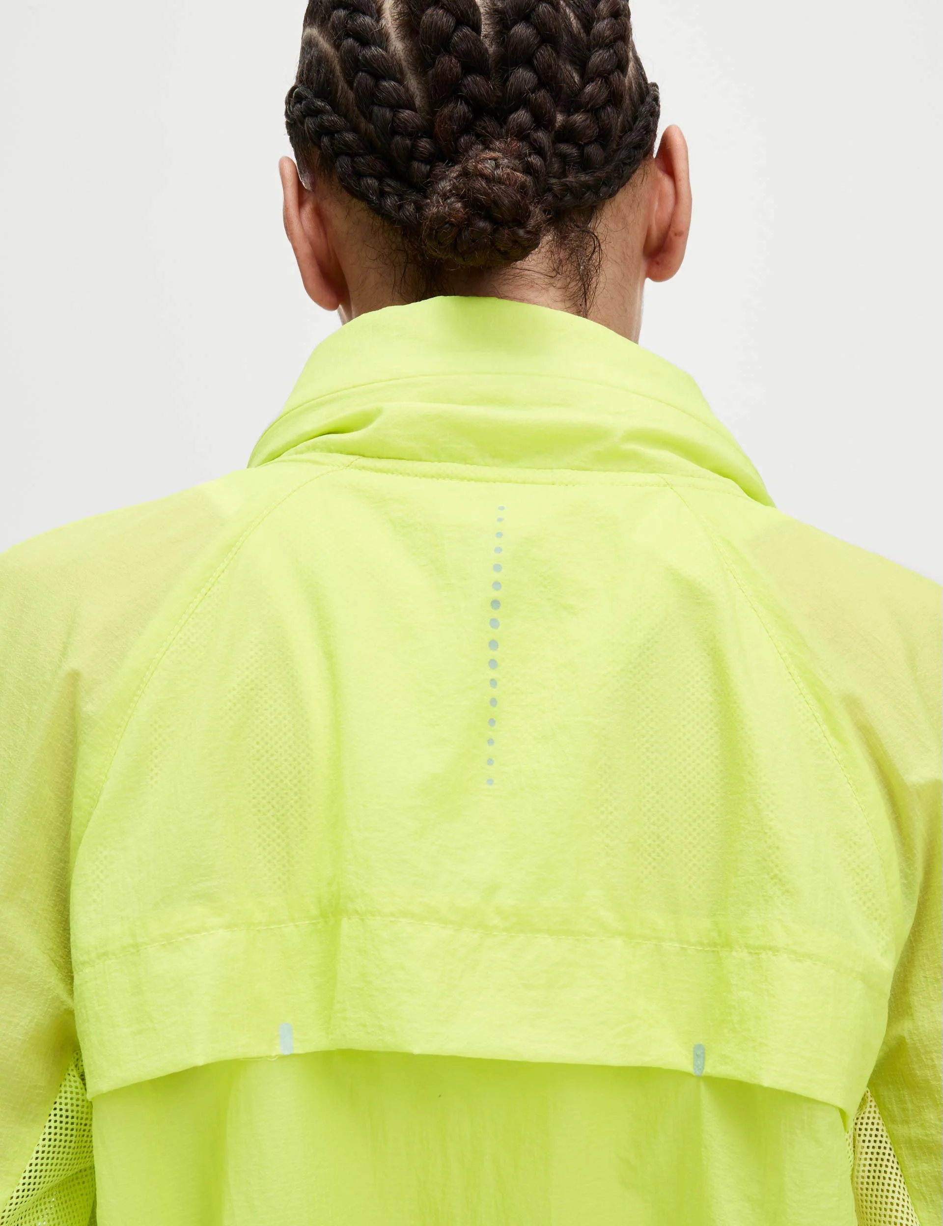 Stormwear Hooded Zip Up Running Jacket - Limeade