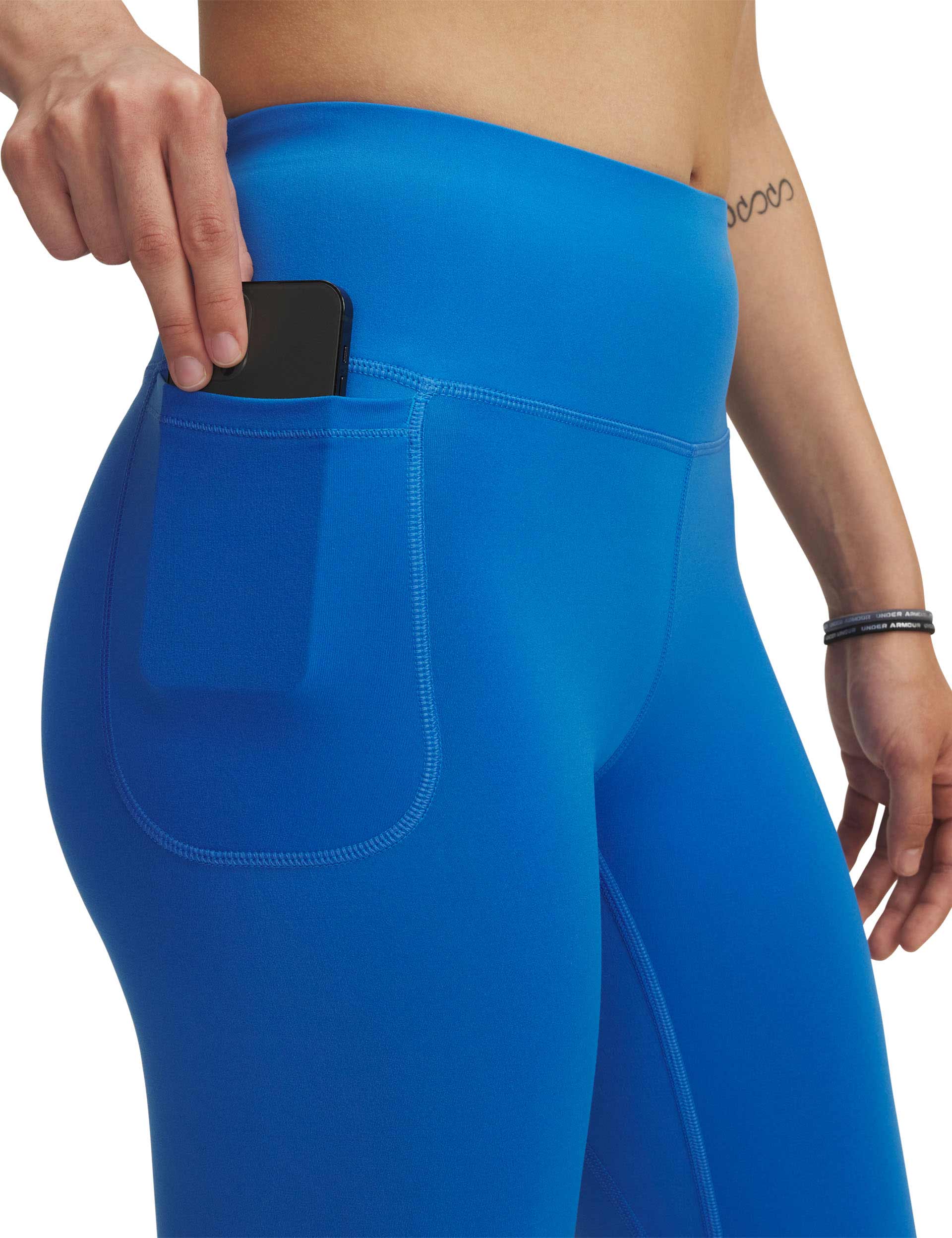 Motion Leggings - Blue Atlantis/White