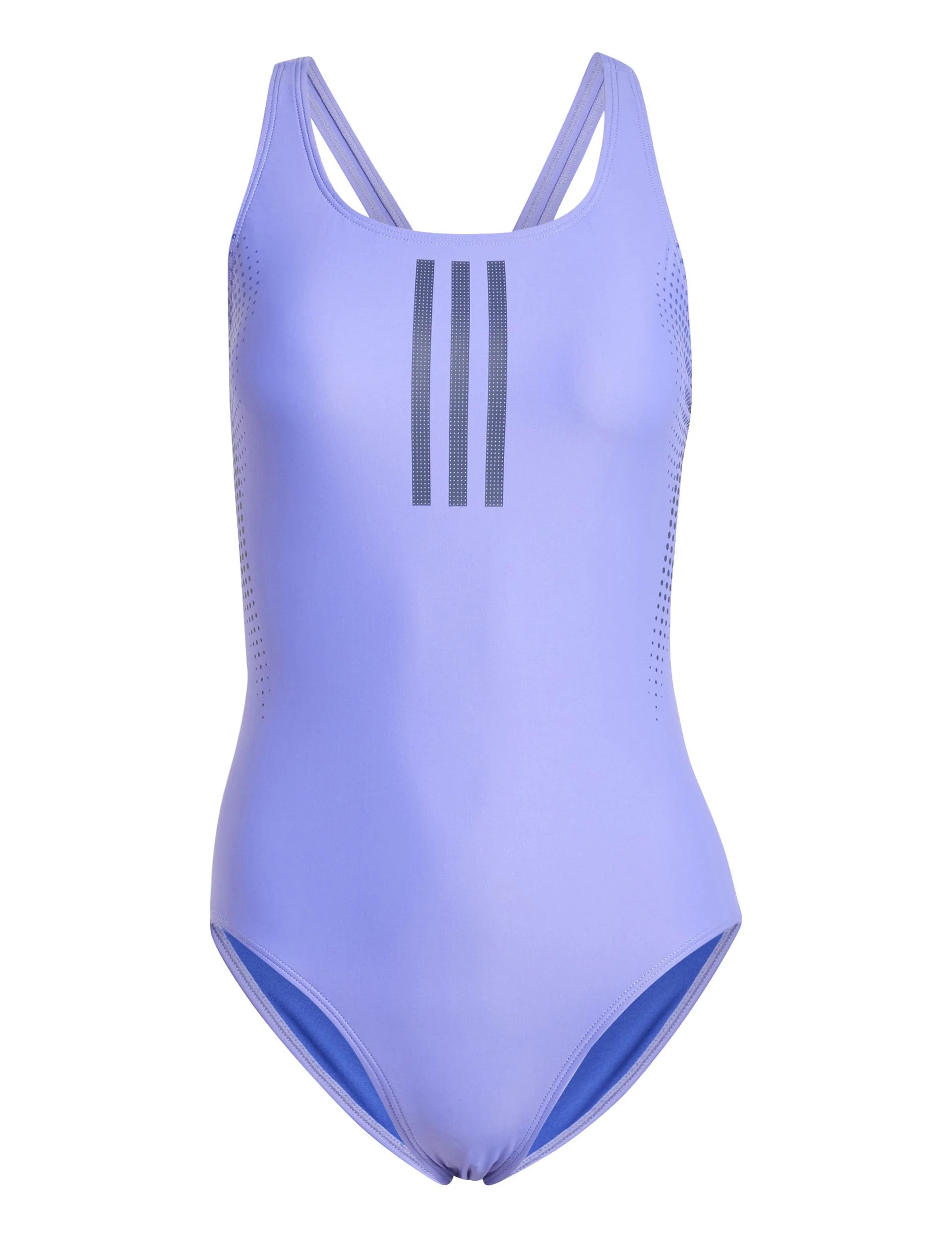 3-Stripes Graphic V-Back Swimsuit - Cobalt Blue