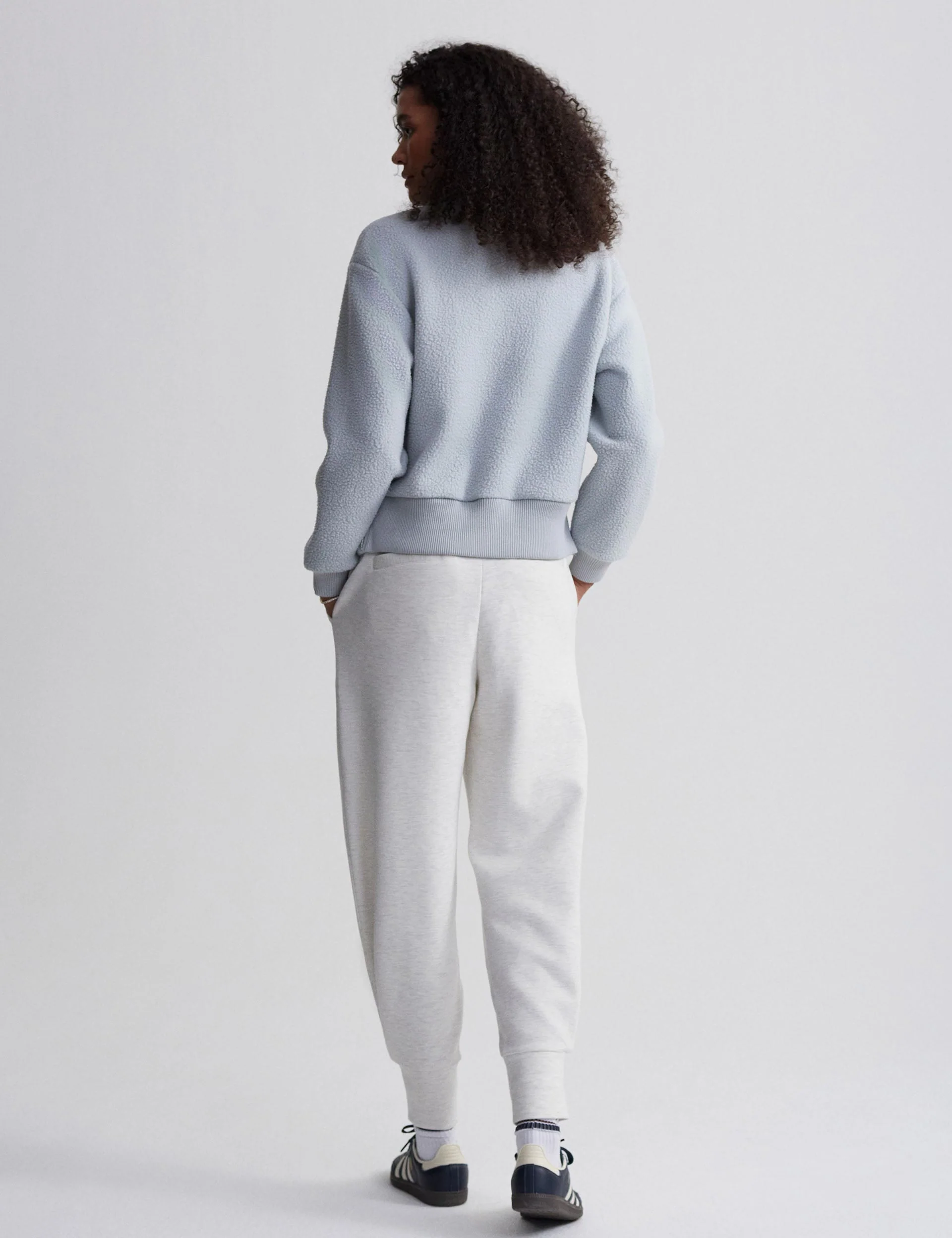 Roselle Half-Zip Fleece - Pearl Blue