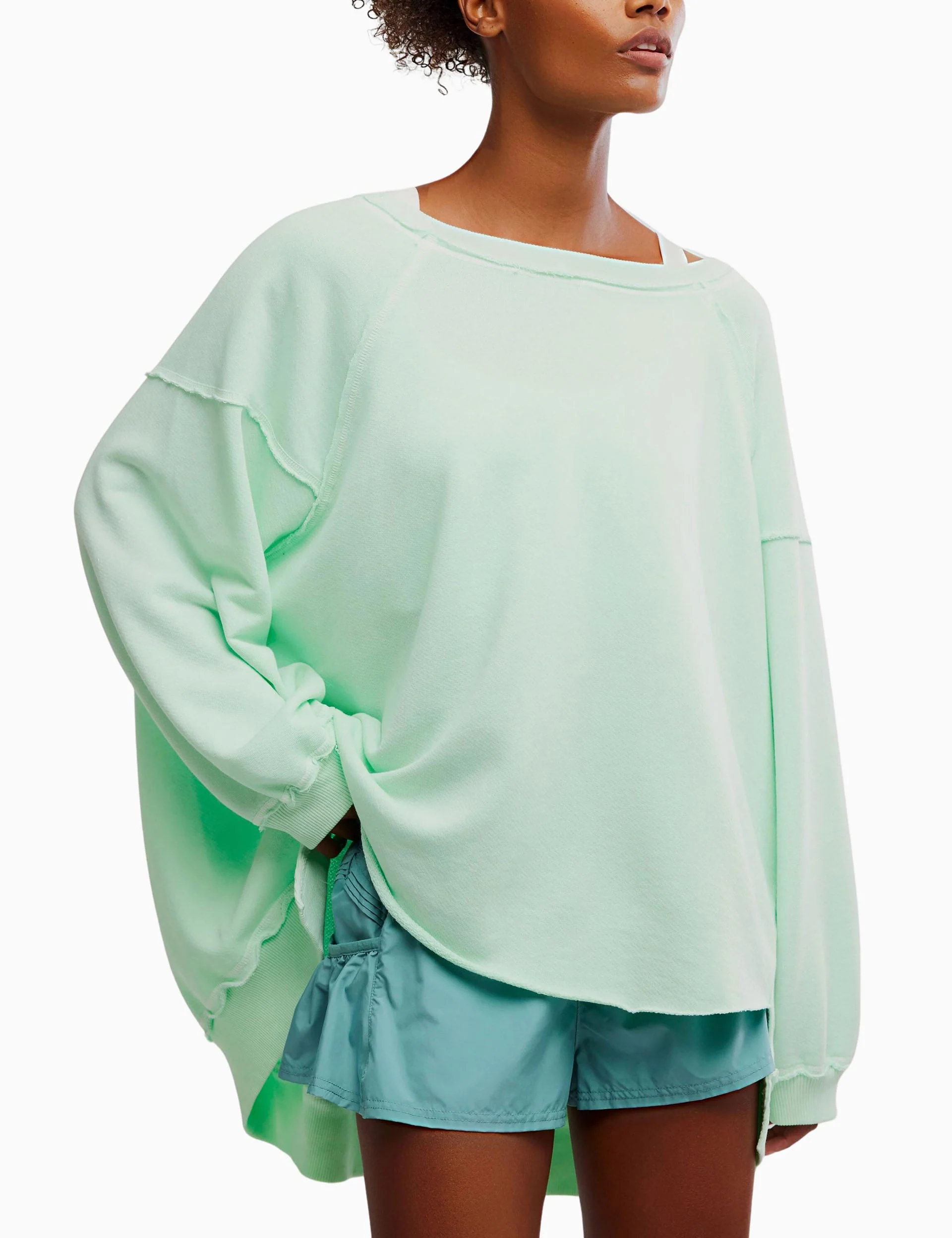 One To Beat Pullover - Pistachio