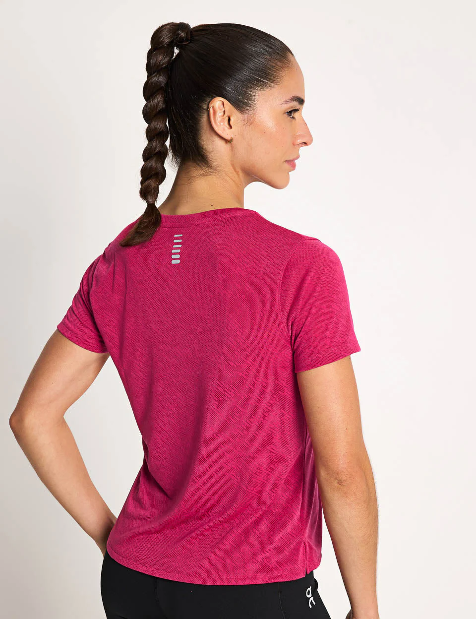 Launch Camo Short Sleeve - Shaded Fuchsia/Reflective