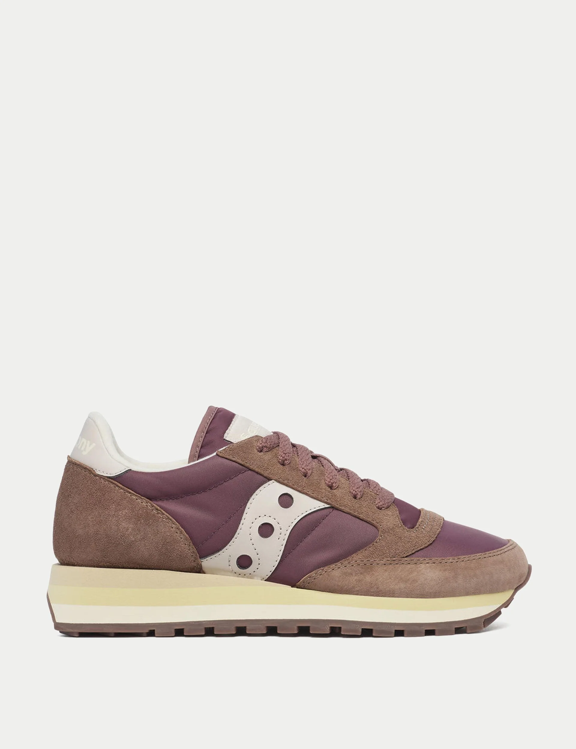 Jazz Triple - Deep Red/Tan