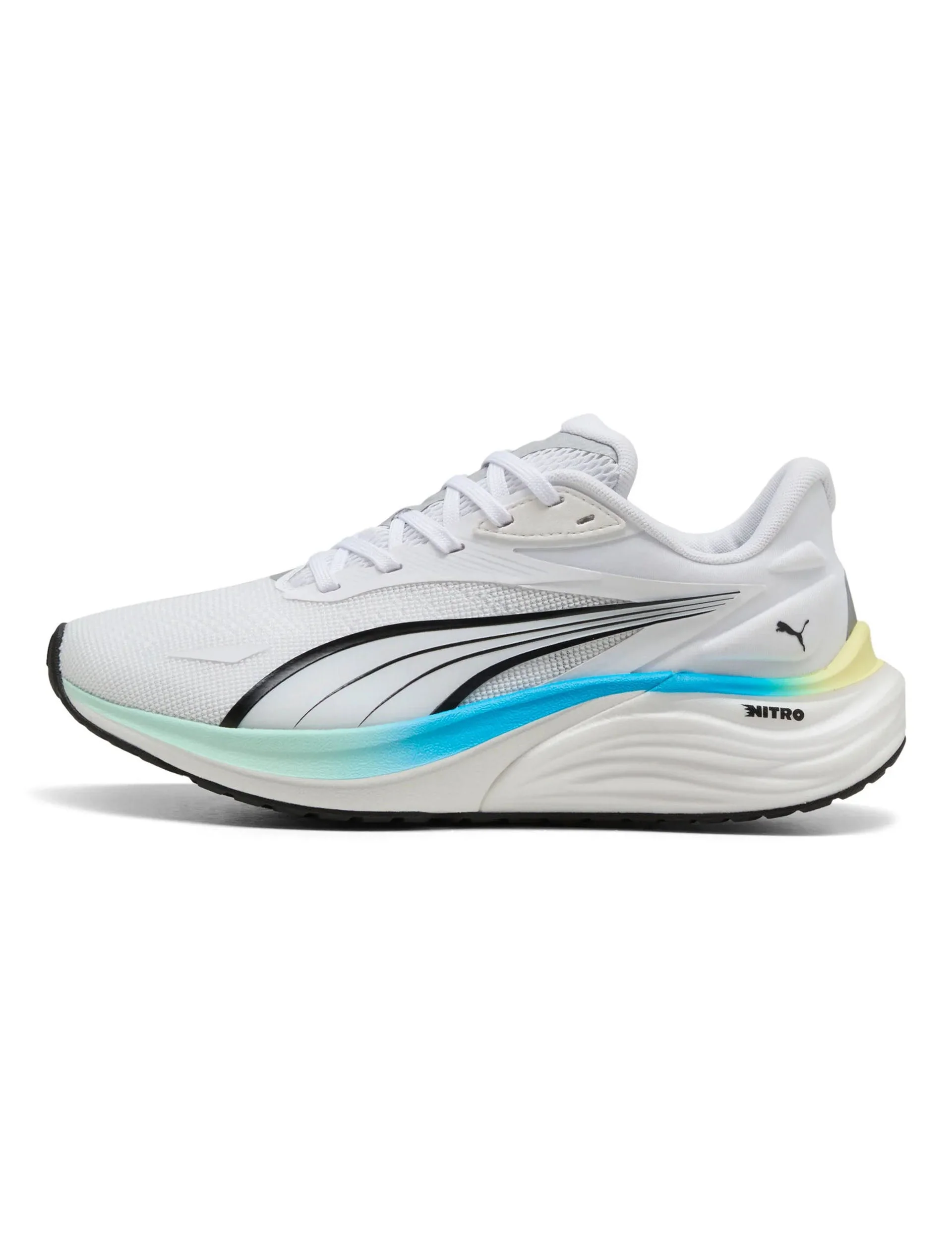 Electrify NITRO 4 Running Shoes - White/Mint Melt/Speed Blue