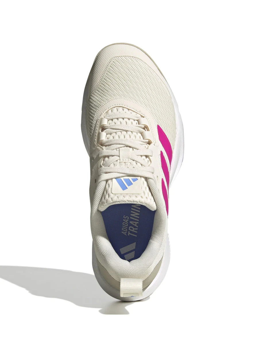 Dropset 3 Strength Training Shoes - Chalk White/Shock Pink/Blue Fusion