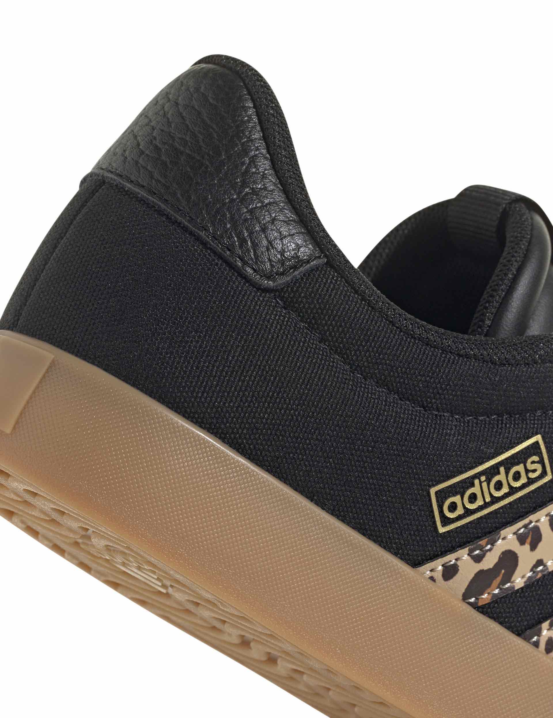 VL Court 3.0 Shoes - Core Black/Shadow Brown/Matte Gold